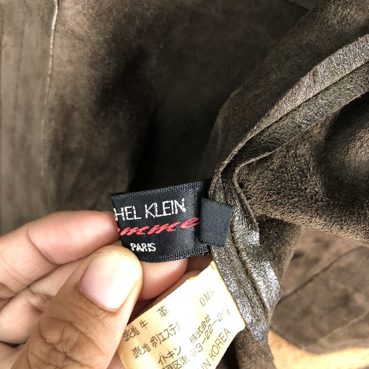 Japanese Brand 🔥Vintage Biker Leather Jacket Michel Klein Homme Paris Size US M / EU 48-50 / 2 - 21 Thumbnail
