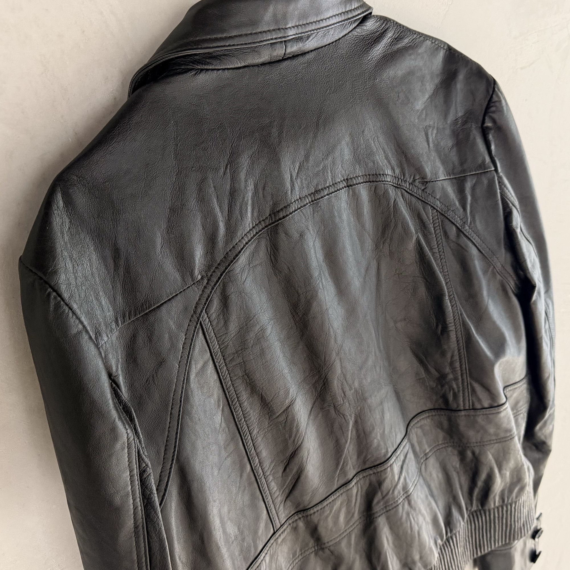 Other Custome Dior Heidi Slimane style leather bomber jacket Size US M / EU 48-50 / 2 - 6 Thumbnail