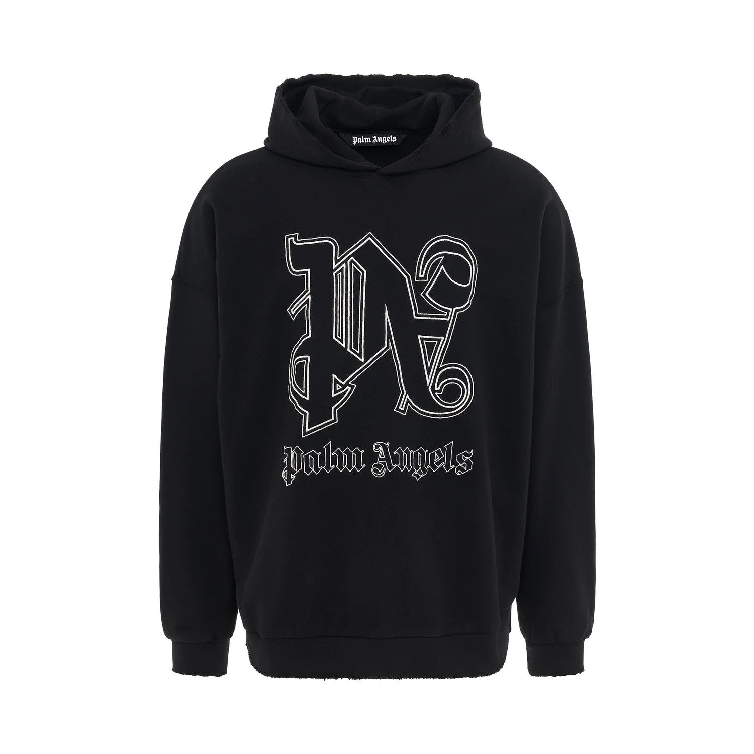 Palm Angels o1mris0824 Hoodie in Black Size US L / EU 52-54 / 3 - 1 Thumbnail