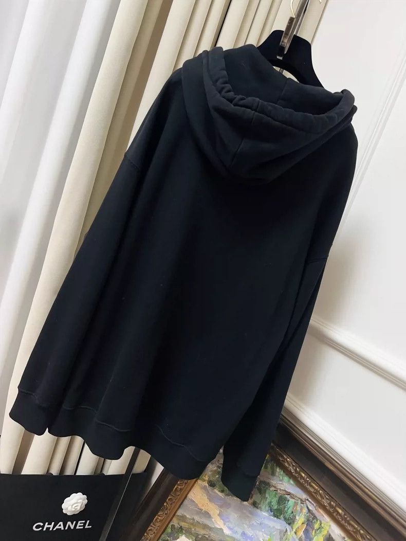 Givenchy Givenchy Givenchy Black Hoodie with Colorful Letters -2507 Size S / US 4 / IT 40 - 2 Thumbnail