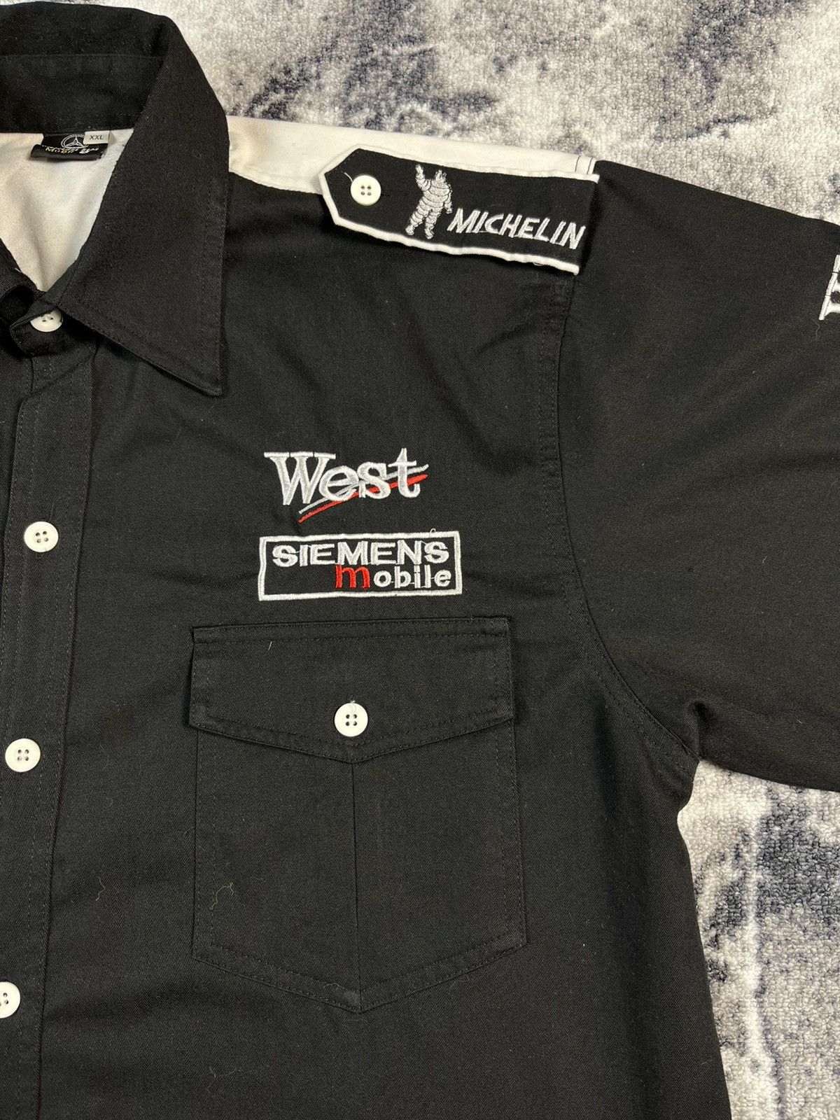 Mercedes-Benz Mercedes Benz West Racing Shirt F1 Vintage Y2K XXL Size US XXL / EU 58 / 5 - 6 Thumbnail