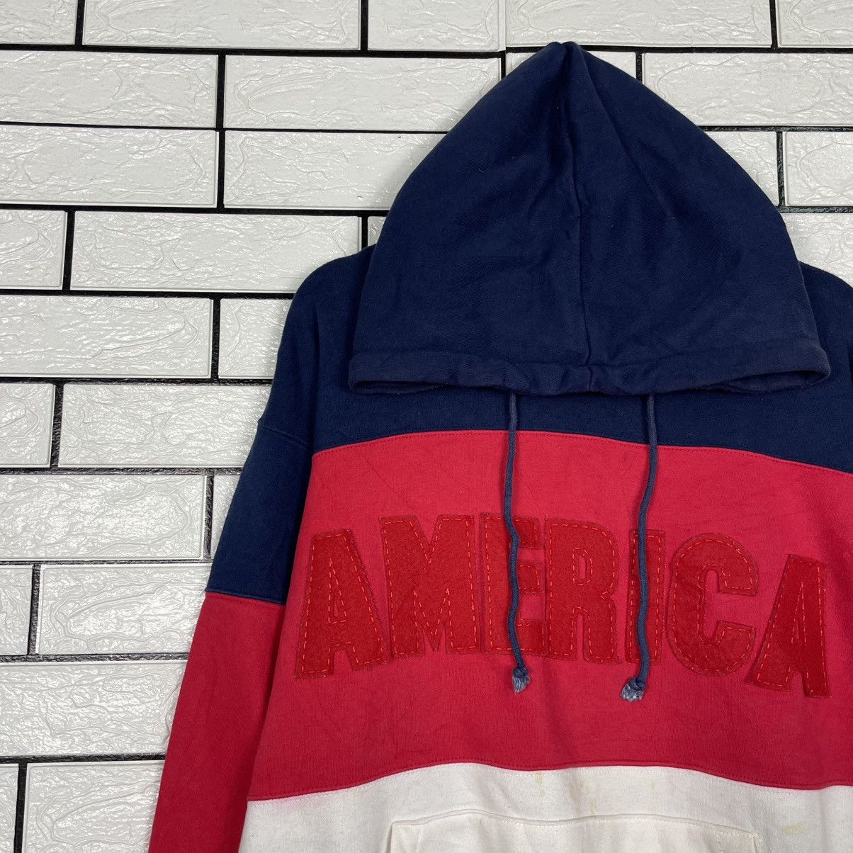 Japanese Brand Vlon Homme America Hoodie Size US M / EU 48-50 / 2 - 6 Thumbnail