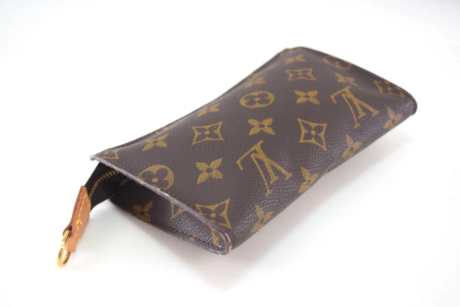 Louis Vuitton Auth Louis Vuitton Bucket Pouch PM Monogram Canvas 51954 Size ONE SIZE - 8 Thumbnail