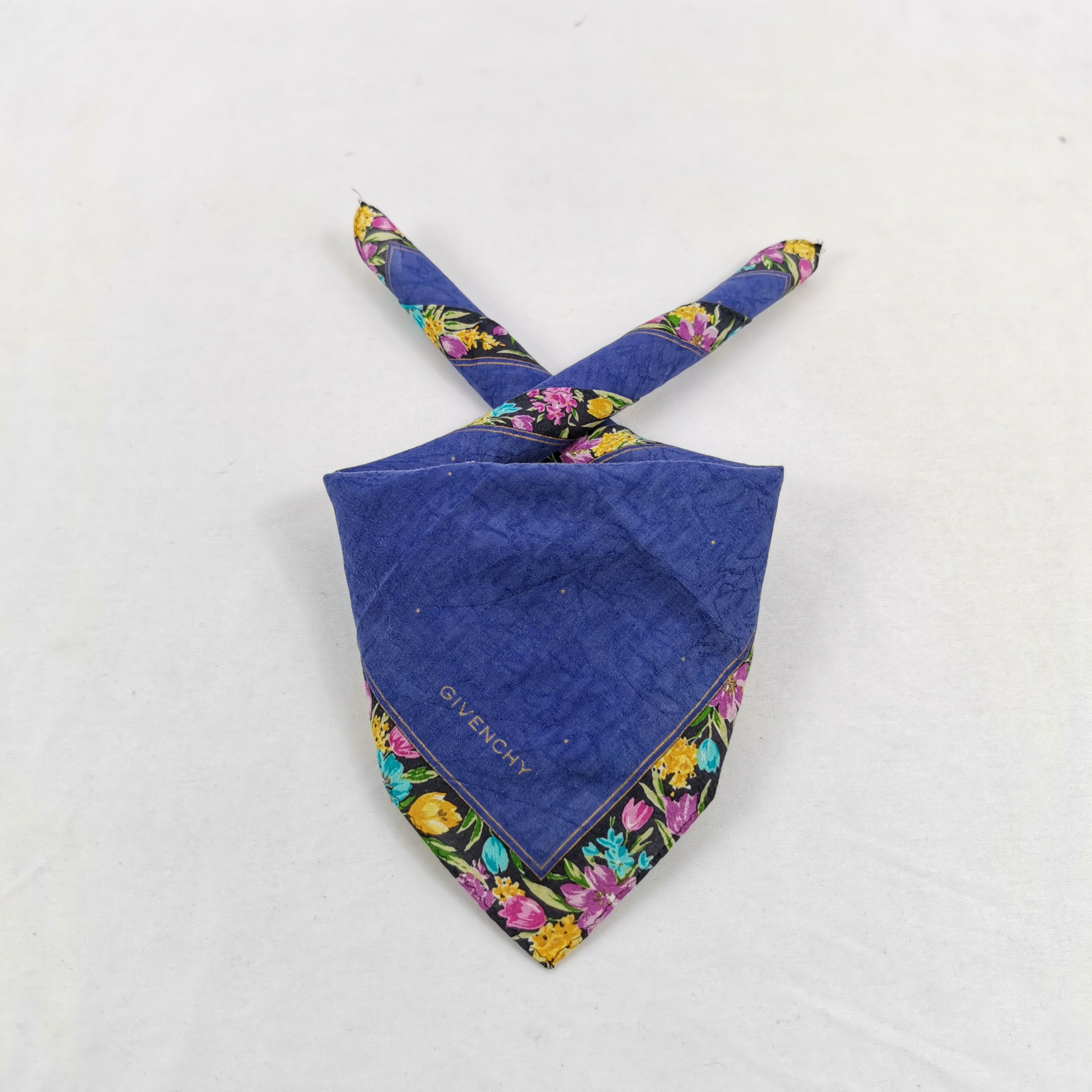 Japanese Brand Vintage Givenchy Handkerchief Bandana Pocket Square Size ONE SIZE - 1 Thumbnail