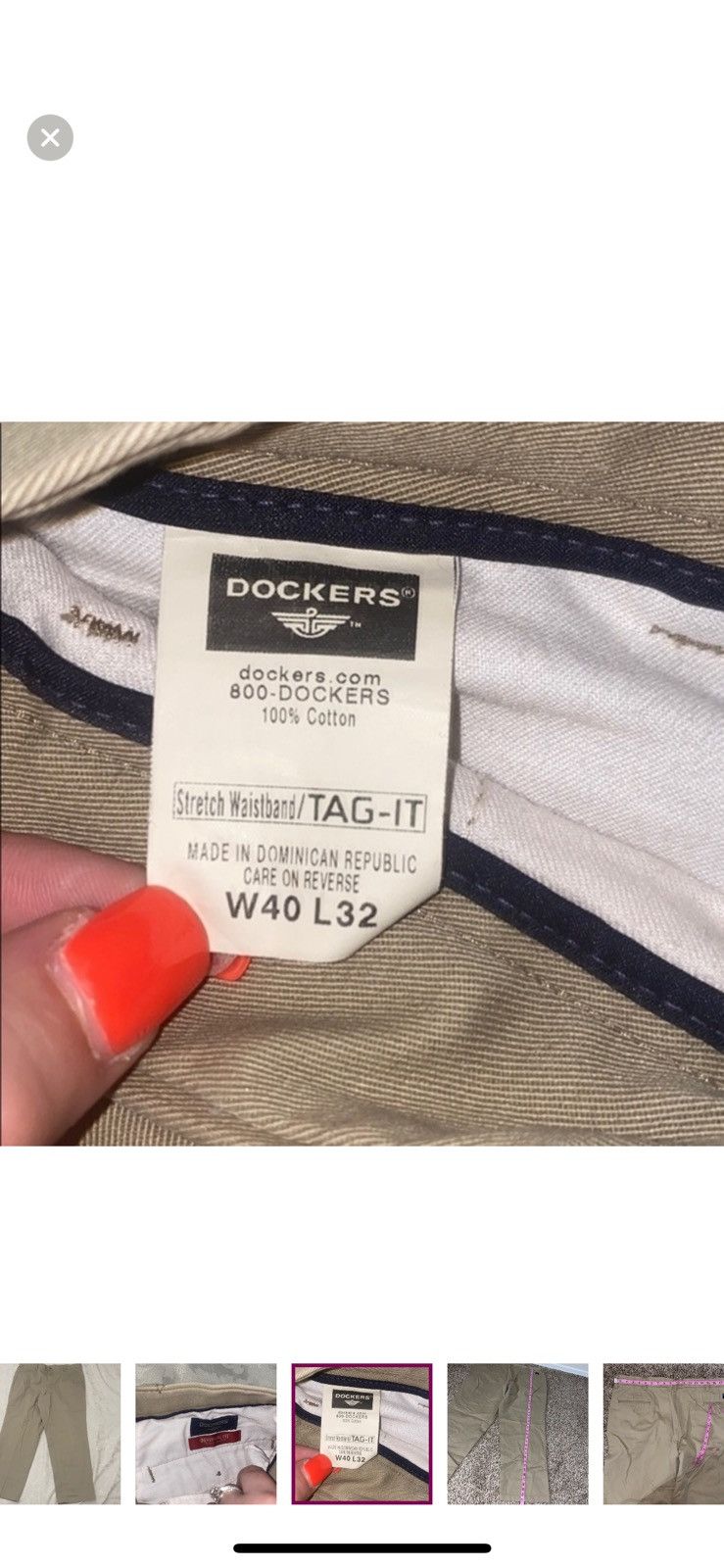 Dockers Dockers khaki dress pants size 40x32 Size US 40 / EU 56 - 5 Thumbnail