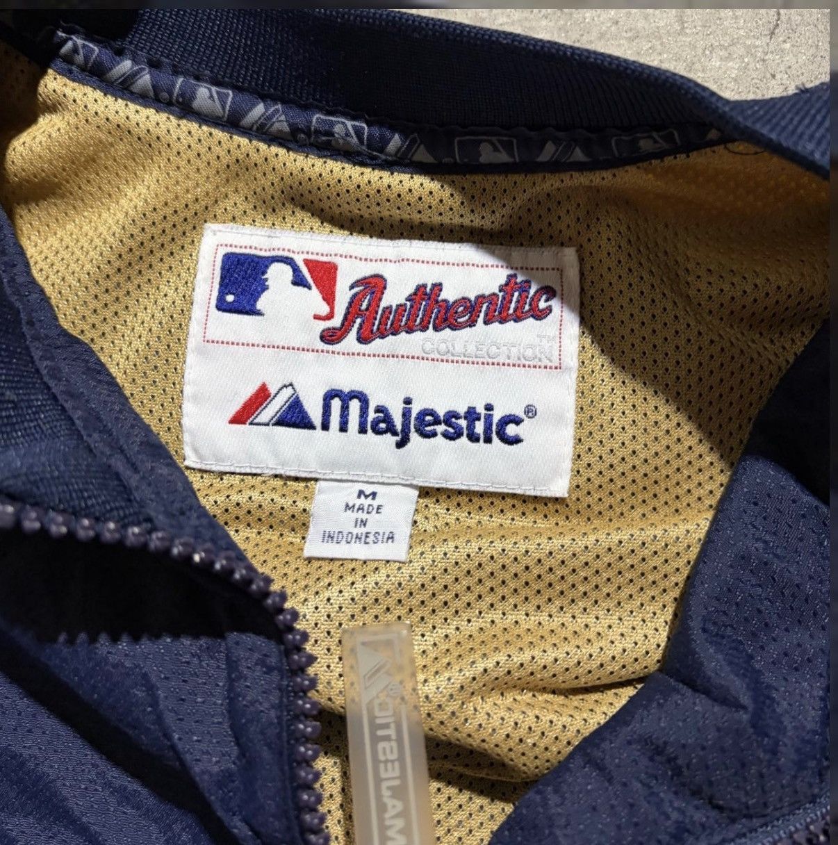 Majestic Brewers Wind Breaker Size US M / EU 48-50 / 2 - 2 Thumbnail
