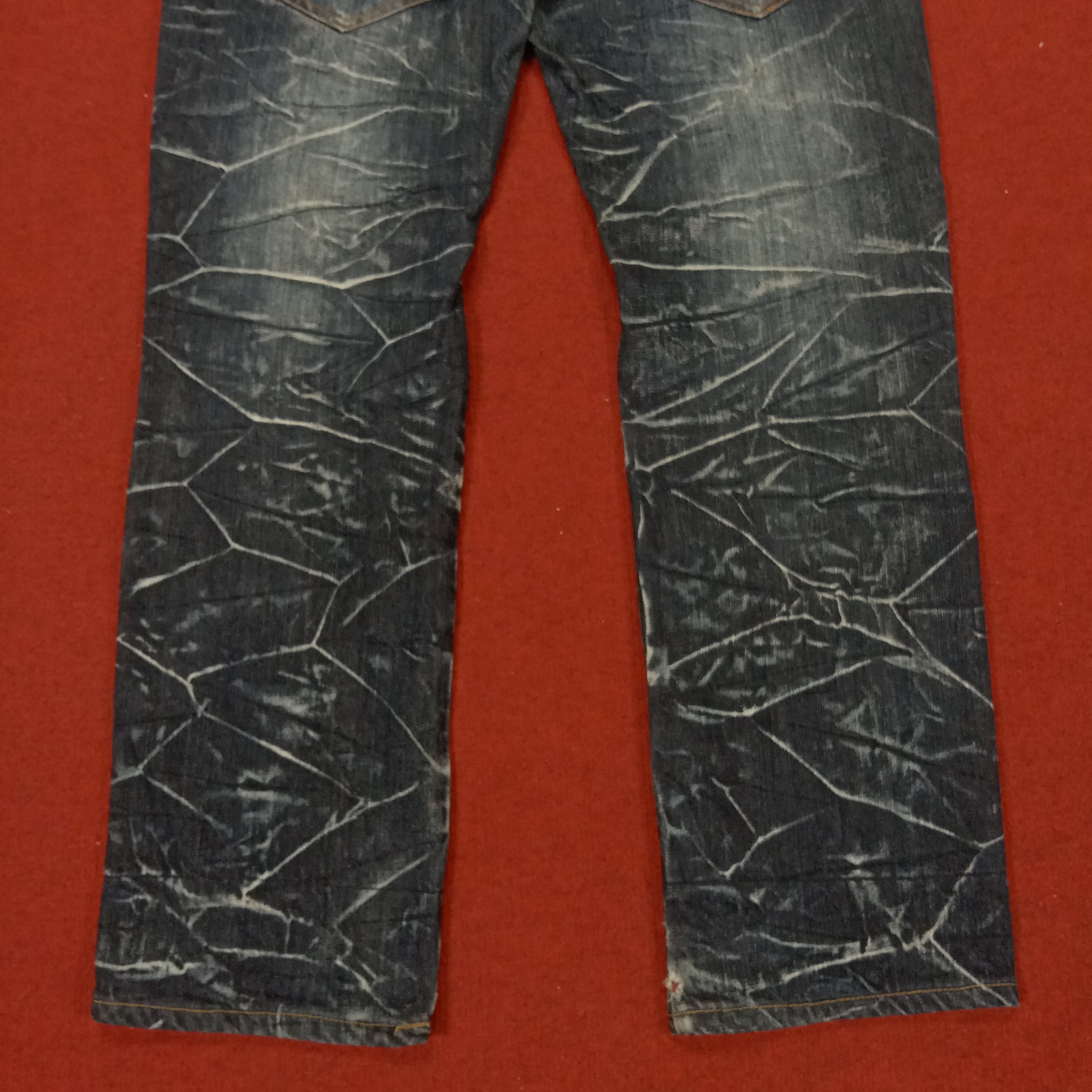 Japanese Brand Explosion Fashion Style Rare Design Jeans Size US 33 - 6 Thumbnail