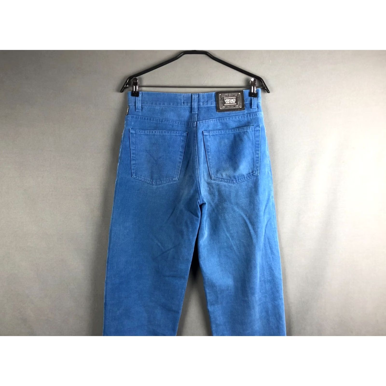 Versace Jeans Couture Versace Jeans Couture Jeans Denim Blue Women Size 34 48 Regular 100% Cotton Pockets Logo Patch Classic Vintage: No Size 24" / US 00 / IT 34 - 5 Thumbnail