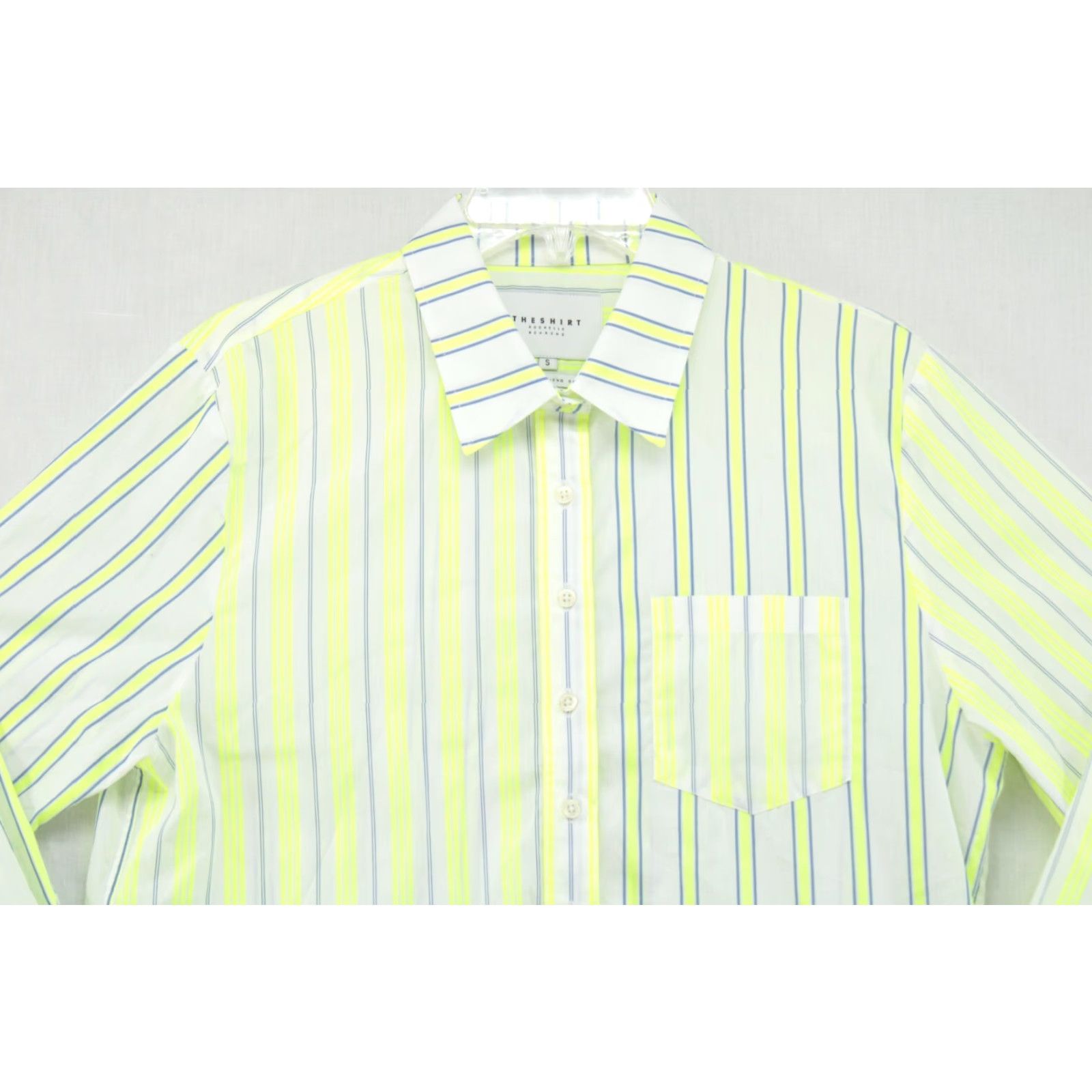 Vintage The Shirt Rochelle Behrens Button Up Longsleeve Small Yellow Shirt Size S / US 4 / IT 40 - 2 Thumbnail