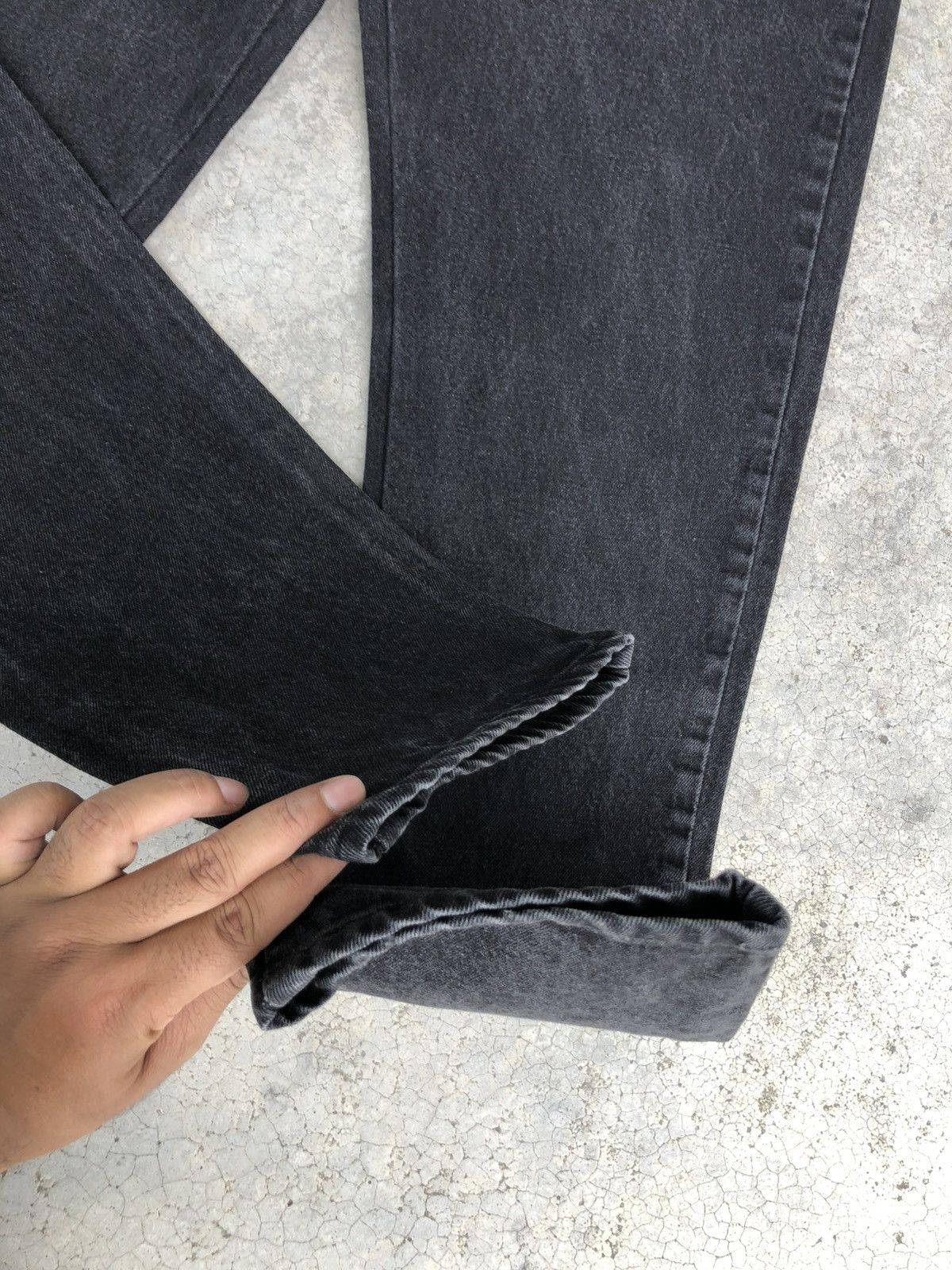 Levi's Vintage 90s Levis 550 Distressed Jeans Baggy Distressed Size US 32 / EU 48 - 13 Thumbnail