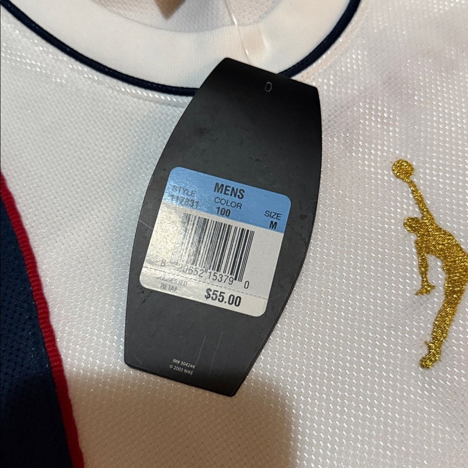 Jordan Brand 2003 Air Jordan Tank Top Jersey Olympic USA Size US M / EU 48-50 / 2 - 4 Thumbnail