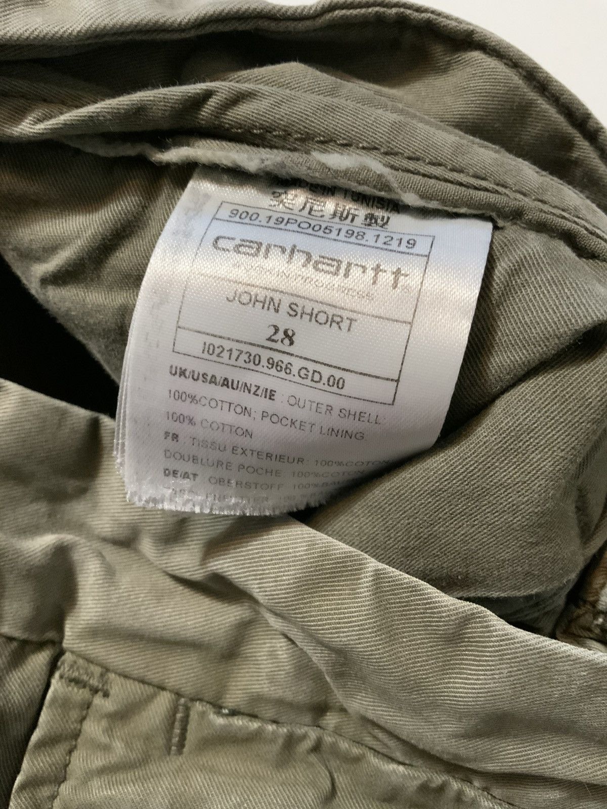 Carhartt Wip Carhartt WIP Work In Progress John Chino High Cut Shorts Size US 28 / EU 44 - 7 Thumbnail