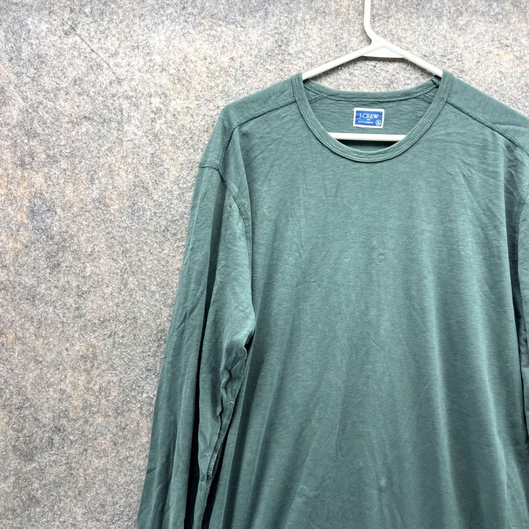 J.Crew VINTAGE J.CREW Shirt Men XL Teal Blue Sweatshirt Crewneck Pullover Warm (All Seasons) Size US XL / EU 56 / 4 - 3 Thumbnail