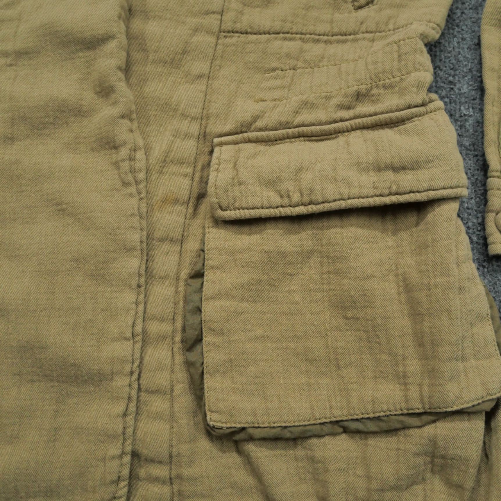 Zara Zara Jacket Womens XS X Small Tan Brown Gauze Hooded Military Size XS / US 0-2 / IT 36-38 - 3 Thumbnail