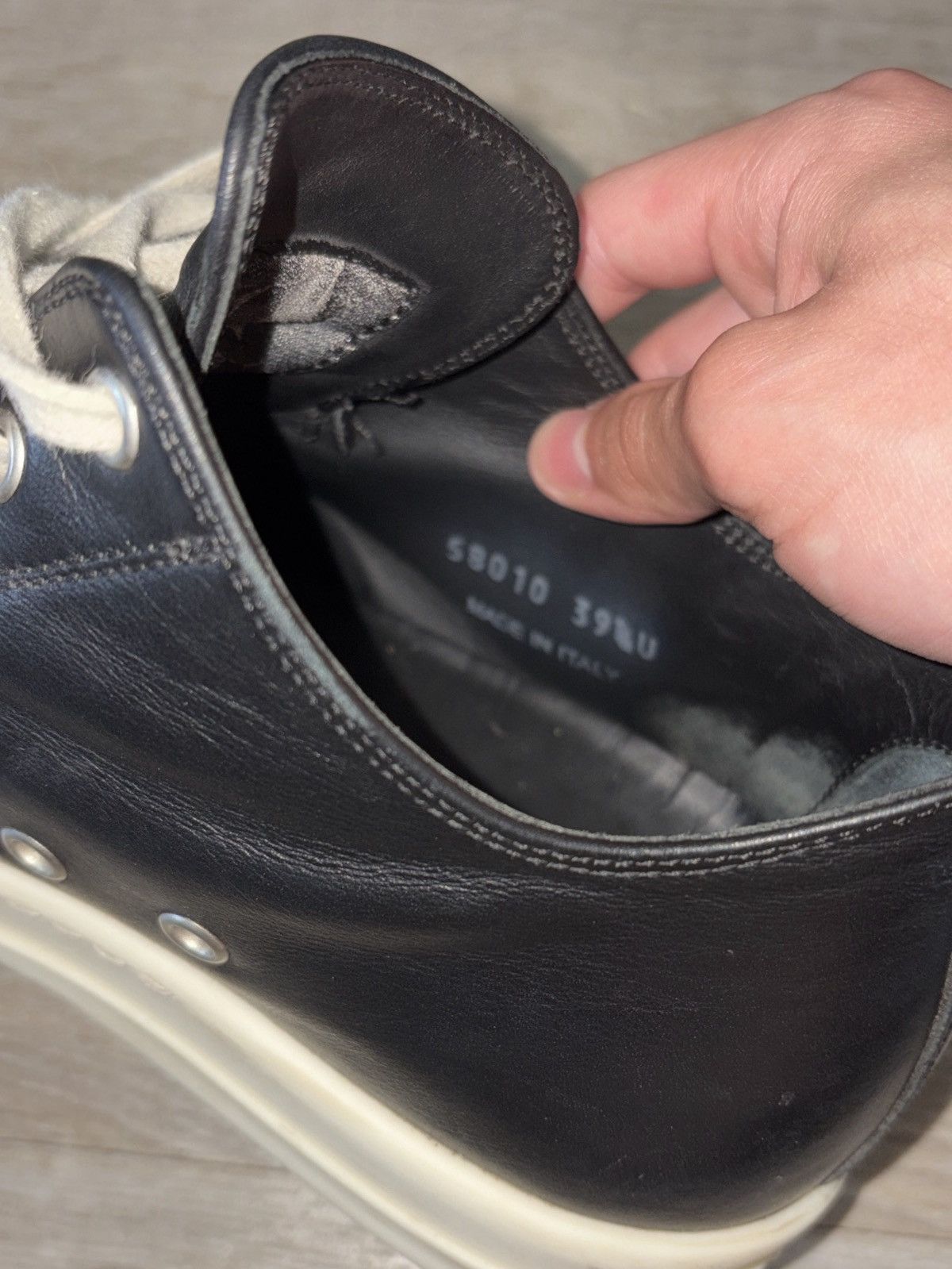 Rick Owens Rick Owens - Ramones - porterville low sneaker - Leather Size US 6.5 / EU 39-40 - 8 Thumbnail