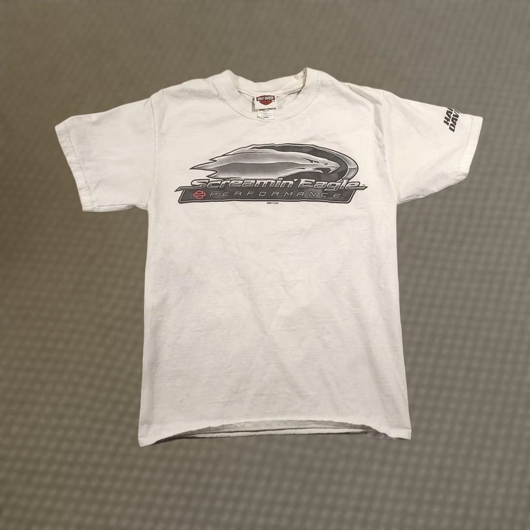 Harley Davidson Harley-Davidson Shirt Mens Small White Screamin Eagle Performance Quincy IL Size US S / EU 44-46 / 1 - 1 Thumbnail
