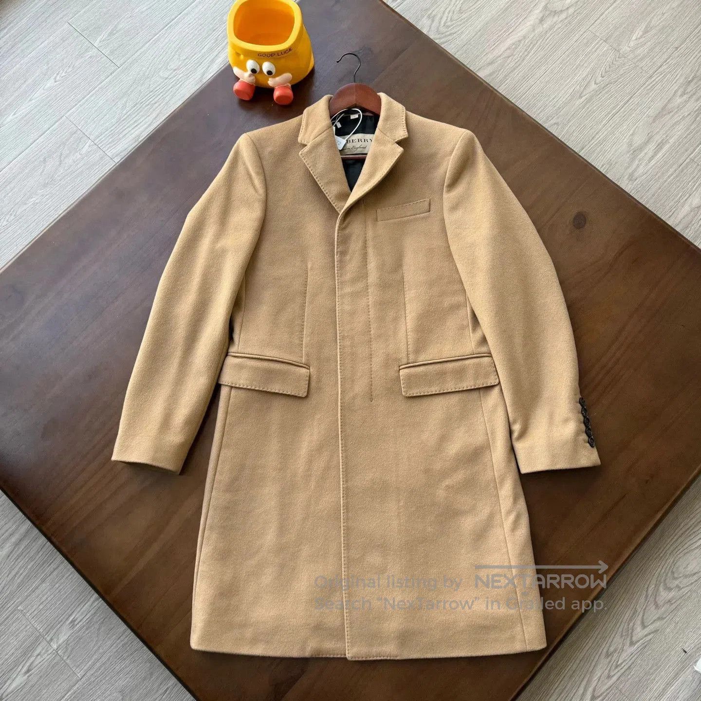 Other Beige Long Wool Blend Coat Size M. Size US M / EU 48-50 / 2 - 1 Thumbnail