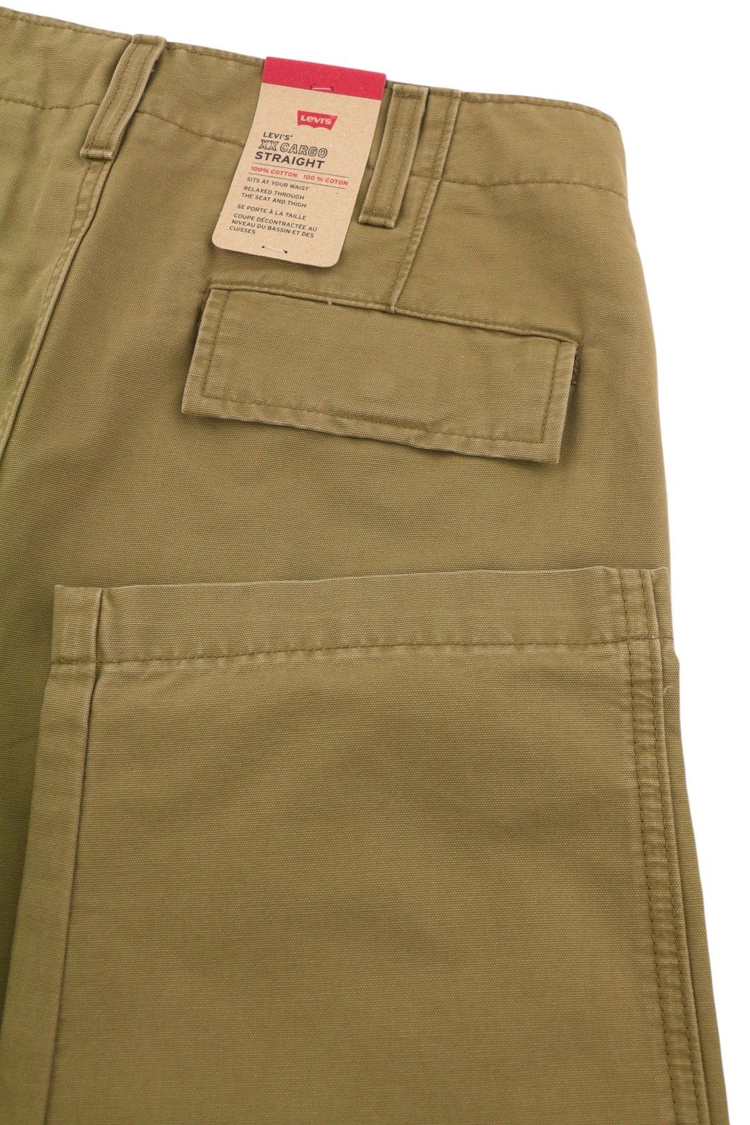 Levi's XX CARGO W31/L30 Brown Straight Cargo Pants 87051 Size US 31 - 5 Thumbnail
