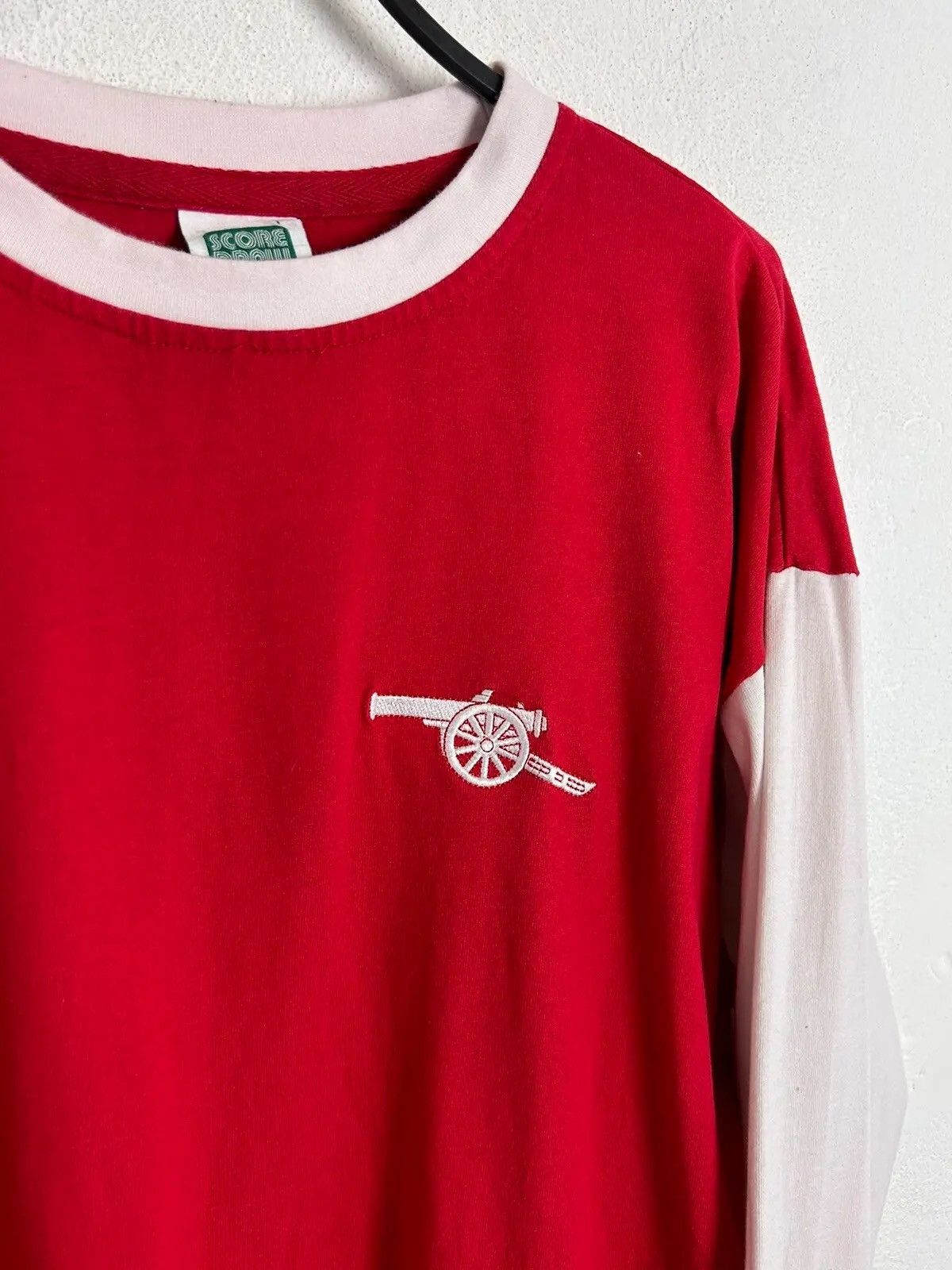 Other Score Draw Arsenal Retro Soccer Football Cotton Long Sleeve Size US XXL / EU 58 / 5 - 2 Thumbnail