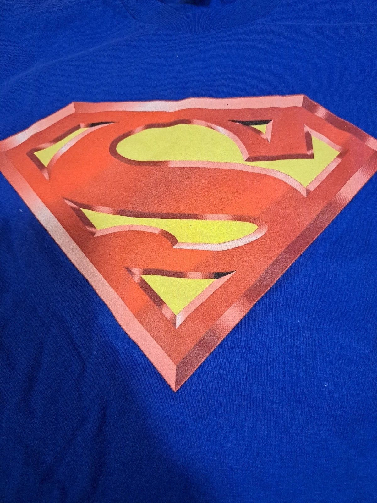 Other Superman Logo Blue T-Shirt - Royal Blue - New Size US L / EU 52-54 / 3 - 4 Thumbnail
