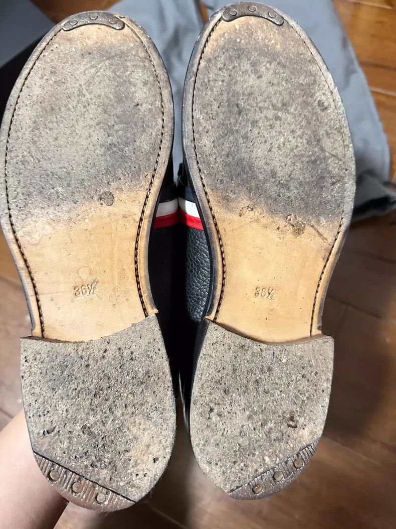 Thom Browne Thom Browne Butterfly green loaf leather shoes Size US 6 / IT 36 - 3 Thumbnail