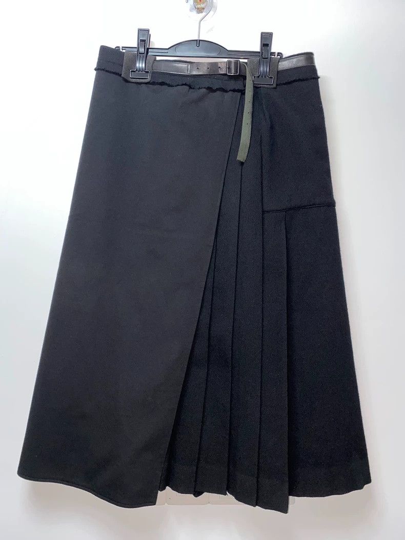 Yohji Yamamoto Yohji Yamamoto size 3 2013aw Patchwork pleated skirt 2501-N Size 25" / US 0 / IT 36 - 1 Thumbnail