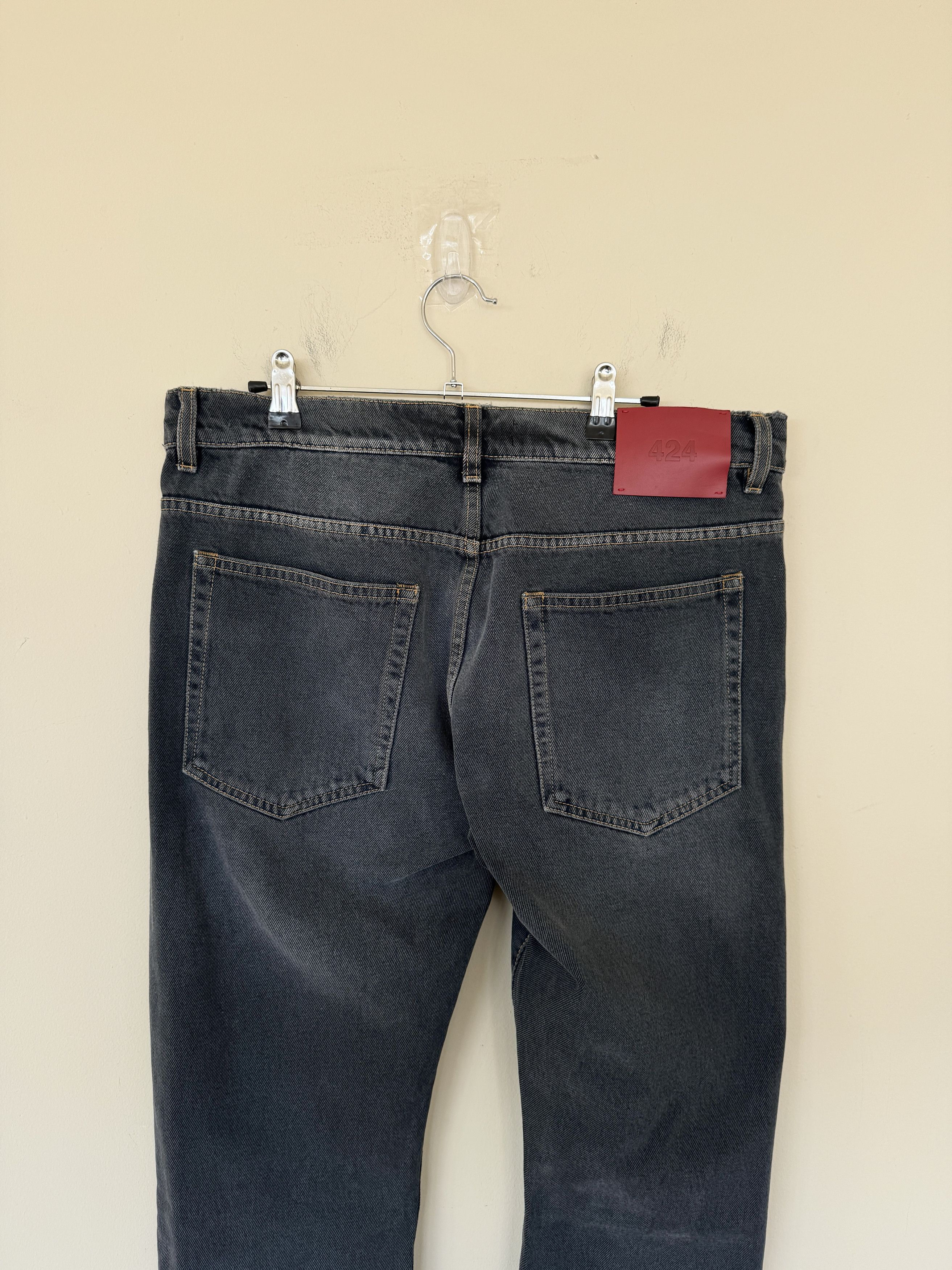 424 424 Gray Wash Denim NWT Size US 34 / EU 50 - 10 Thumbnail