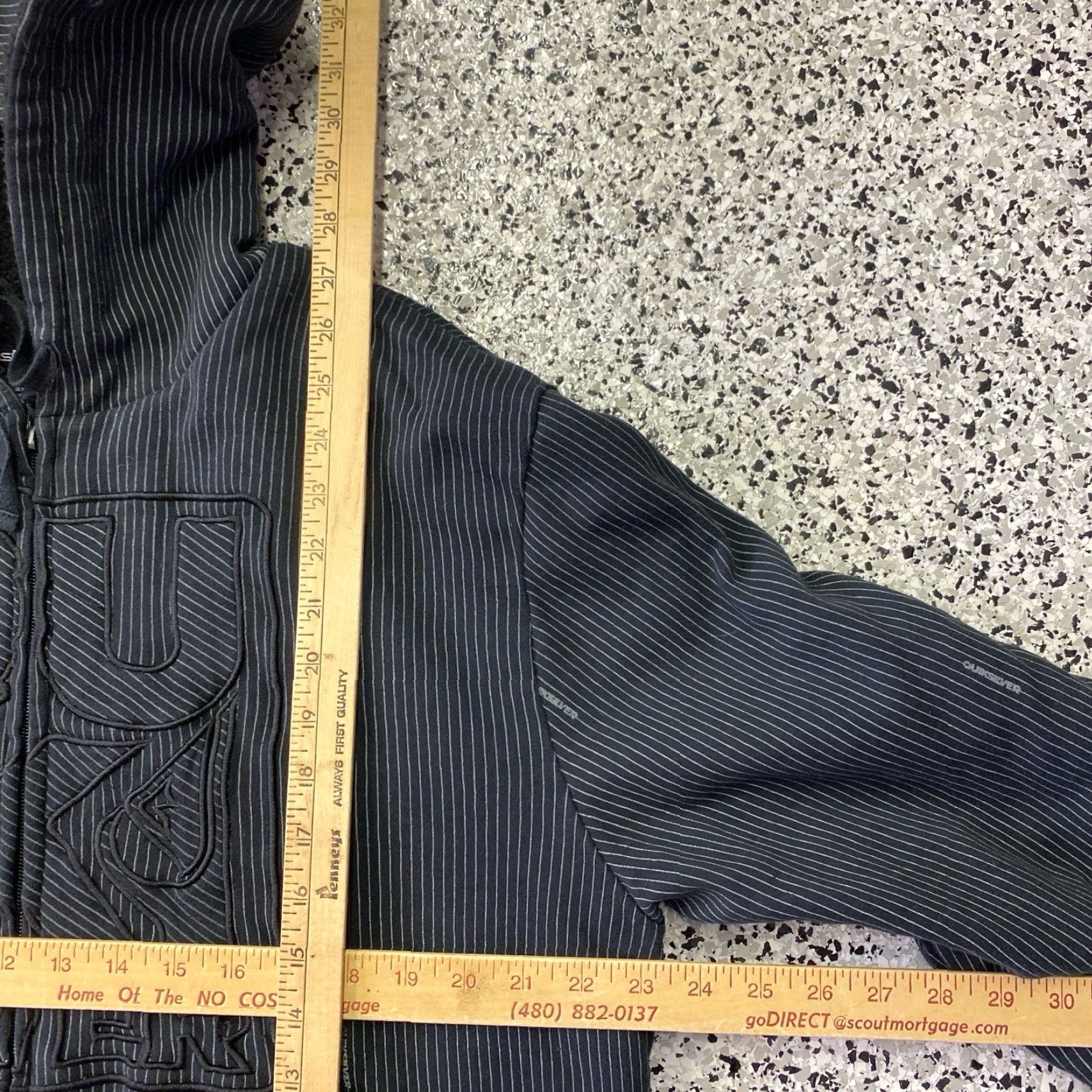 Quiksilver VINTAGE Quiksilver Hoodie Full Zip Men L Large Black Sherpa Lined Embroidered Logo 2000s Y2K Grunge Skate Size US L / EU 52-54 / 3 - 2 Thumbnail