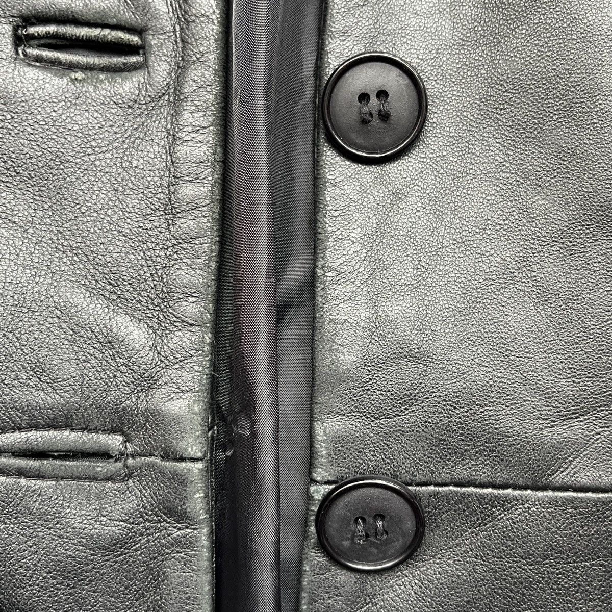 Leather × Vera Pelle Vintage Vera Pelle Long Coat Designer Leather Jacket Italy Size US S / EU 44-46 / 1 - 20 Thumbnail