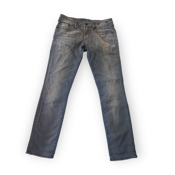 image of R13 Kate Skinny Distressed Jeans In Grey Orion Size 26 (With, Women's