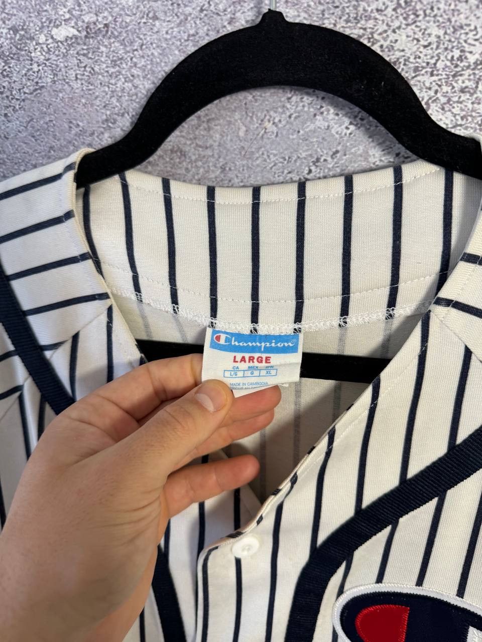 Champion × Vintage Vintage Champion Baseball Jersey Xl size Size US XL / EU 56 / 4 - 13 Thumbnail