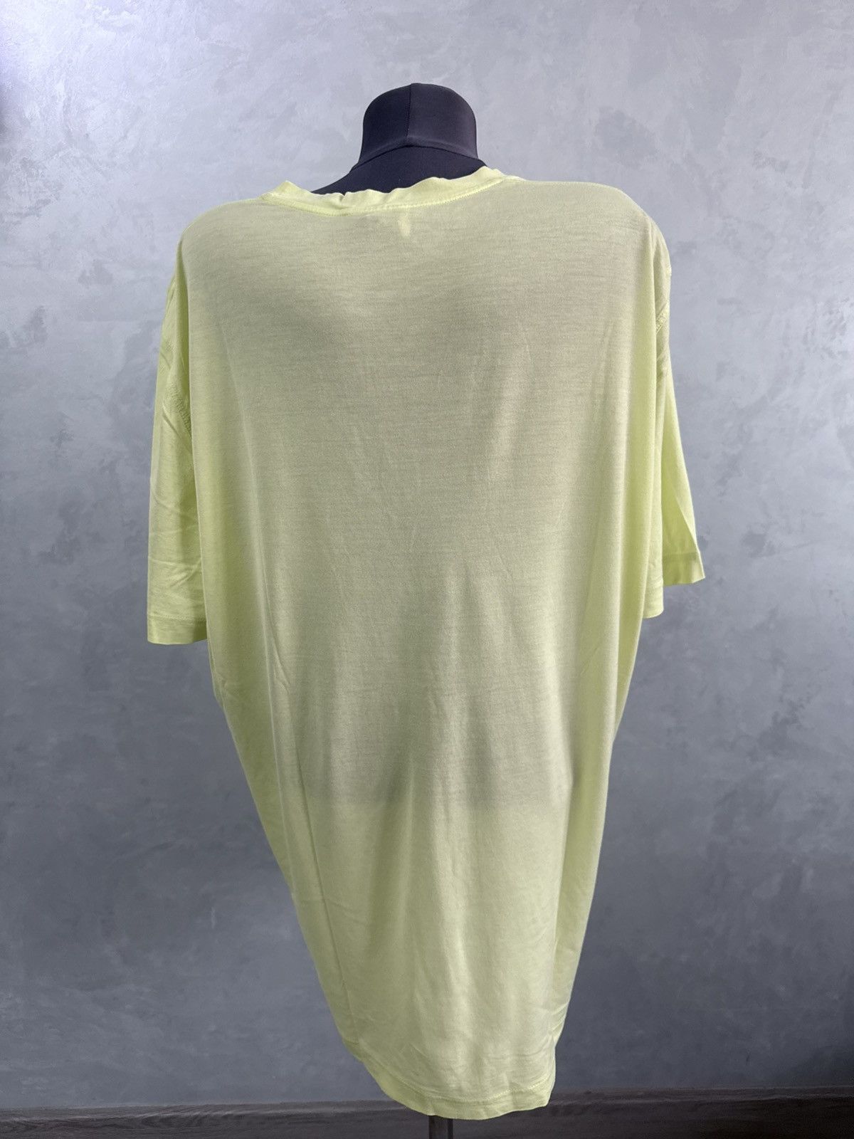 Hermes Hermes Men’s Cotton T Shirt Light Green Small Pocket Size US XXL / EU 58 / 5 - 6 Thumbnail