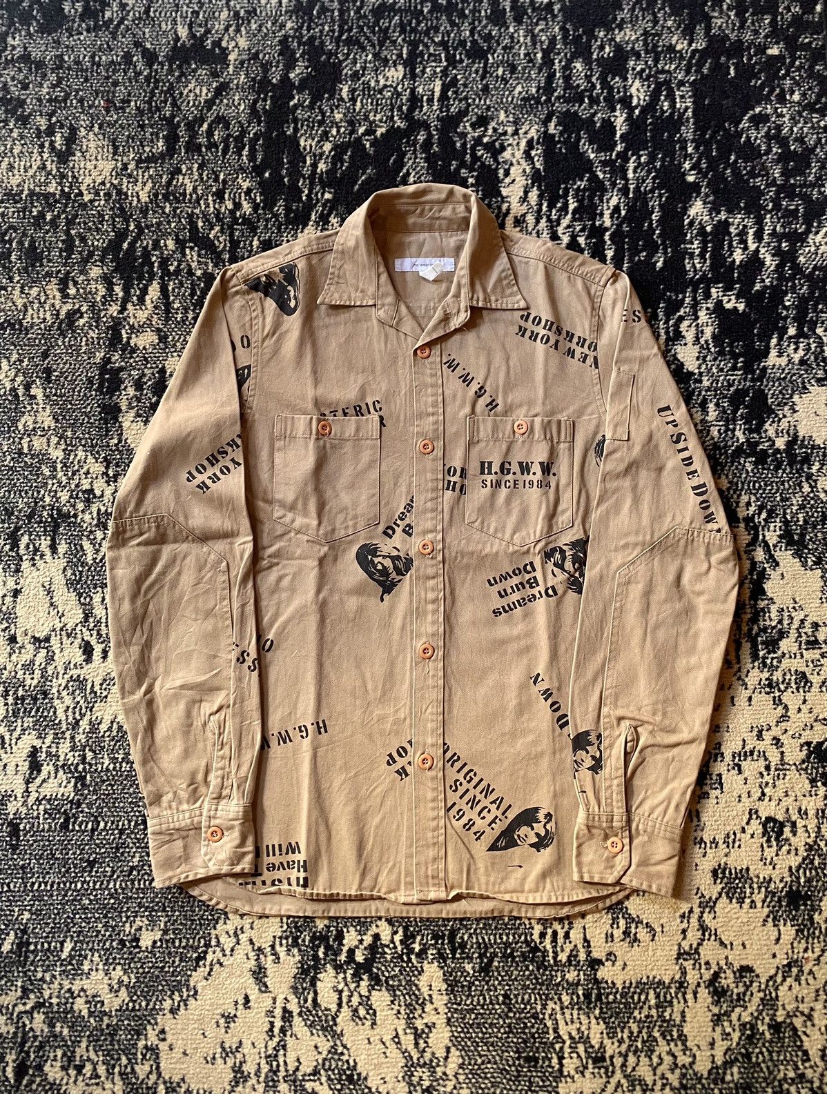 Hysteric Glamour × Japanese Brand Hysteric glamour " mr weather " work shirt Size US L / EU 52-54 / 3 - 1 Thumbnail