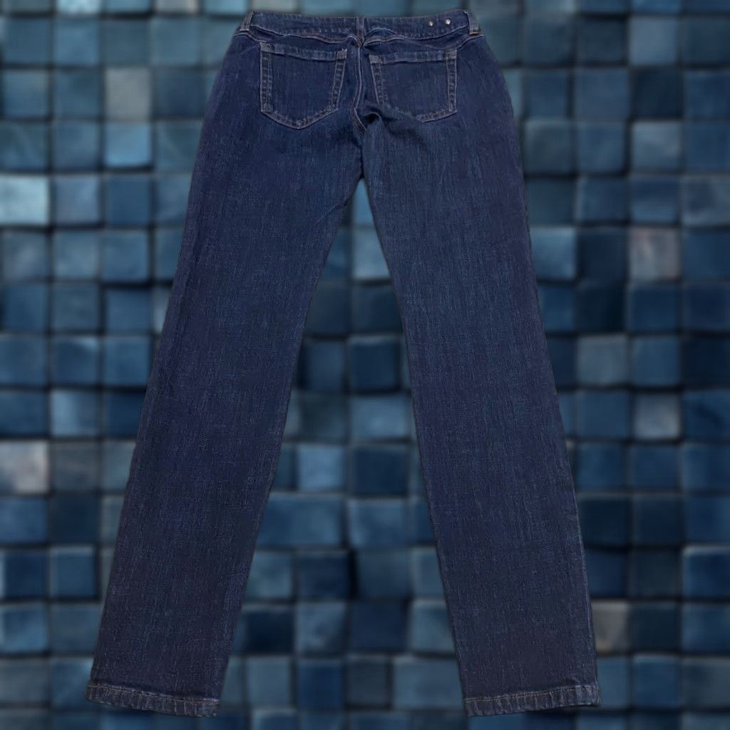 Vintage Cabi Jeans Womens 4 Blue Denim Dark Wash Low Rise Skinny Leg 5-Pocket Design Vintage No Size 27" / US 4 / IT 40 - 1 Thumbnail