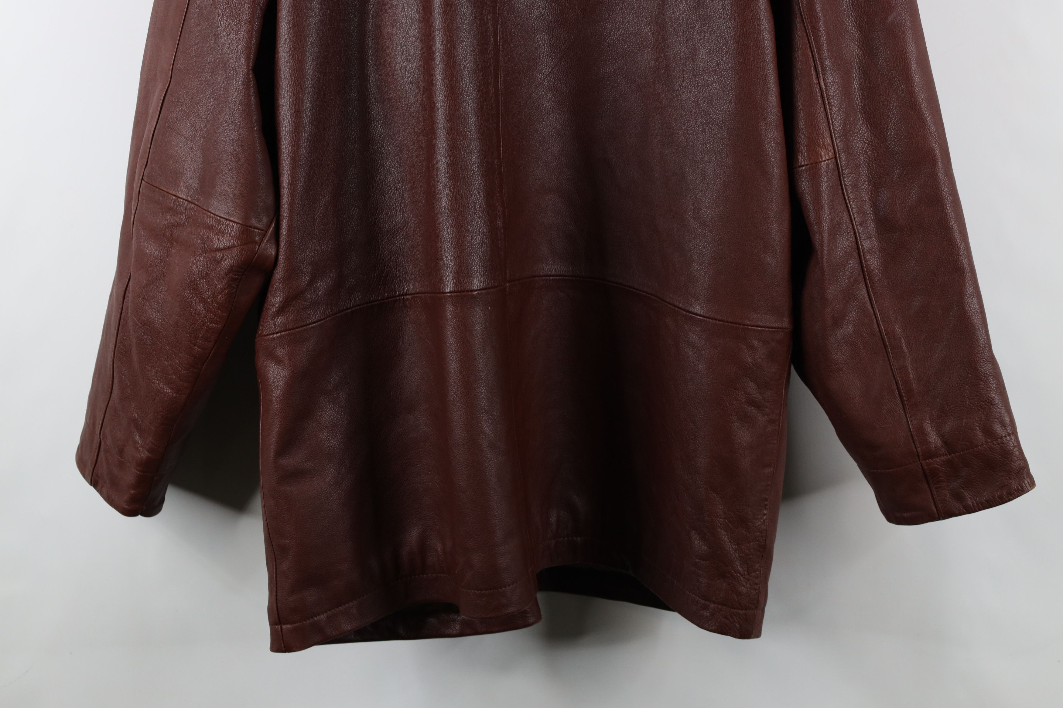 Vintage Vintage 90s Streetwear Quilted Leather Chore Barn Jacket Size US M / EU 48-50 / 2 - 16 Thumbnail