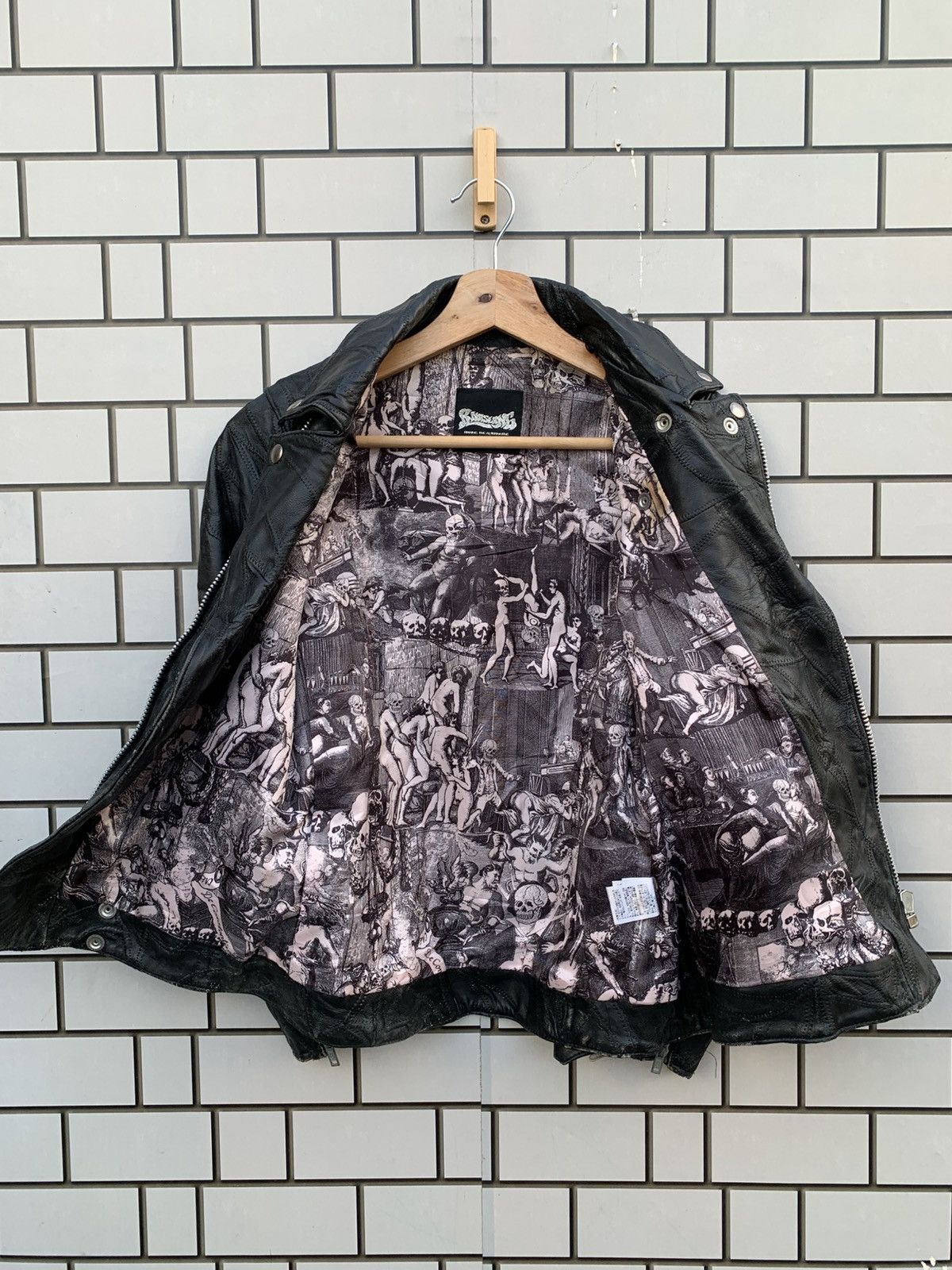 14th Addiction Vintage Japanese Brand Anaslang RNA Inc Leather Jacket Size US M / EU 48-50 / 2 - 4 Thumbnail