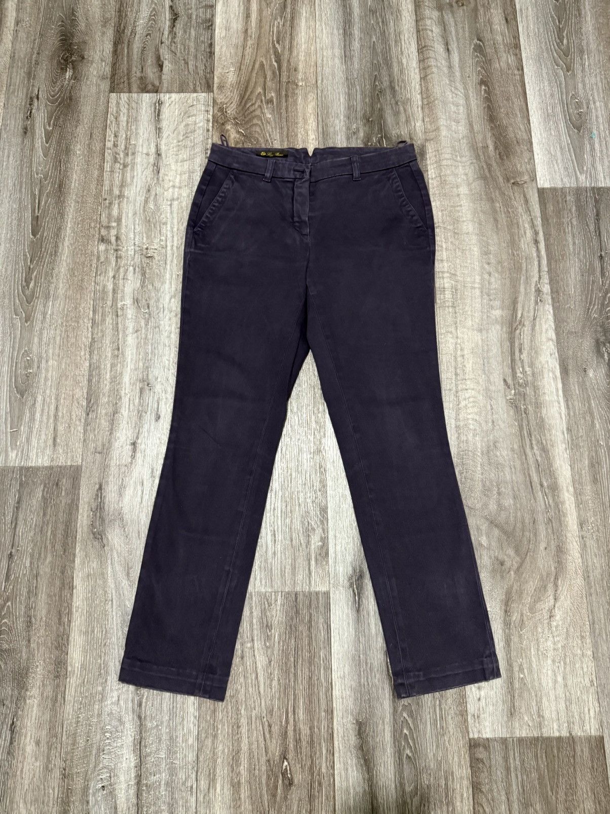 Loro Piana LORO PIANA WOMEN’S PANTS TROUSERS CLASSIC SLIM ITALY LUXURY Size 40" / US 18 - 1 Thumbnail