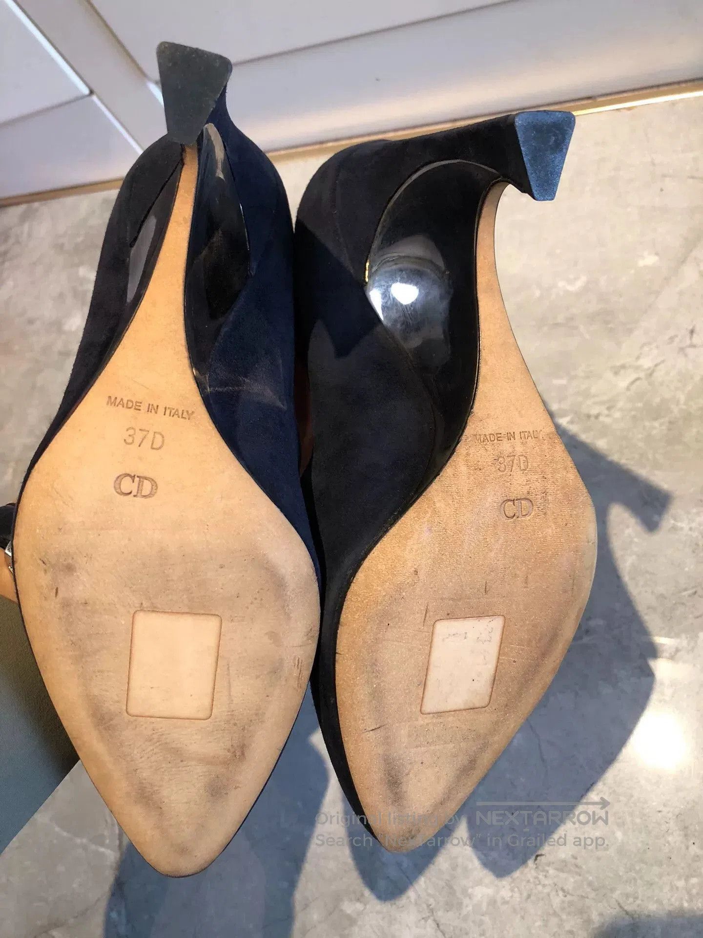 Japanese Brand Dior Limited Suede Metal Heel Shoes. Size US 6 / IT 36 - 6 Thumbnail