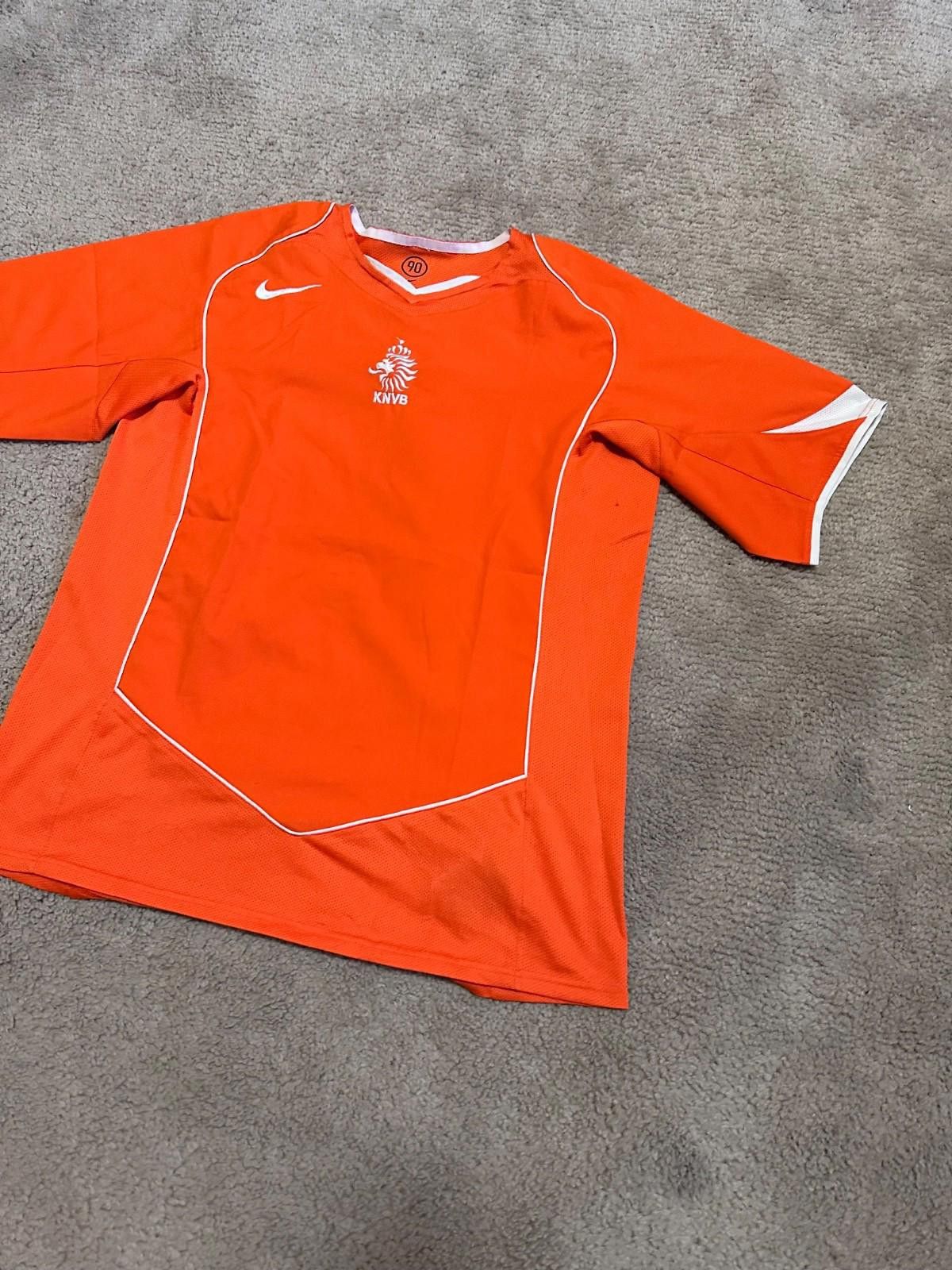 Nike NETHERLANDS HOLLAND 2004 FOOTBALL SHIRT NIKE SOCCER JERSEY Size US M / EU 48-50 / 2 - 3 Thumbnail