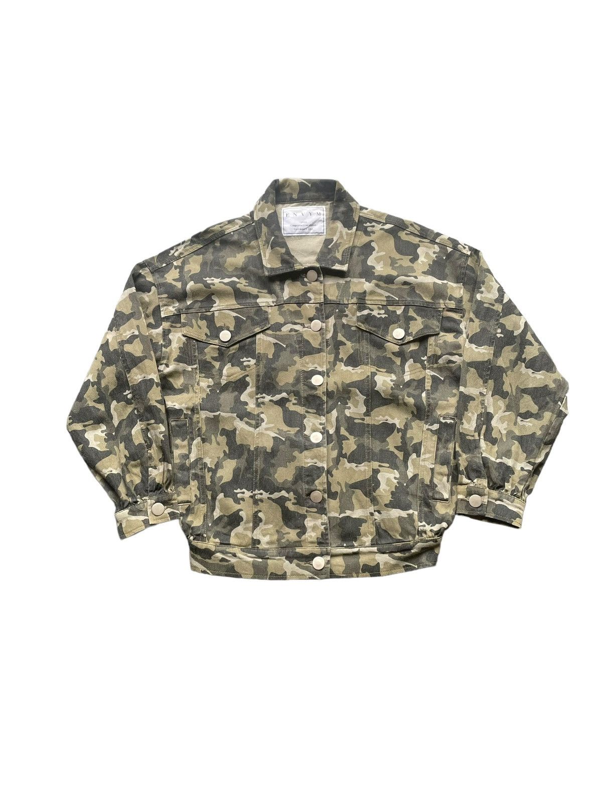 Japanese Brand Envym Camouflage Jacket Size L / US 10 / IT 46 - 1 Thumbnail