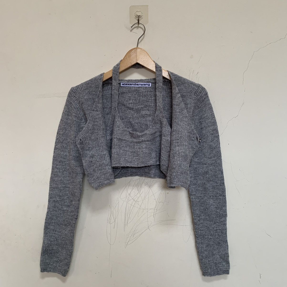 Alexander Wang Alexander Wang Twin Set Grey Cardigans Size S / US 4 / IT 40 - 2 Thumbnail