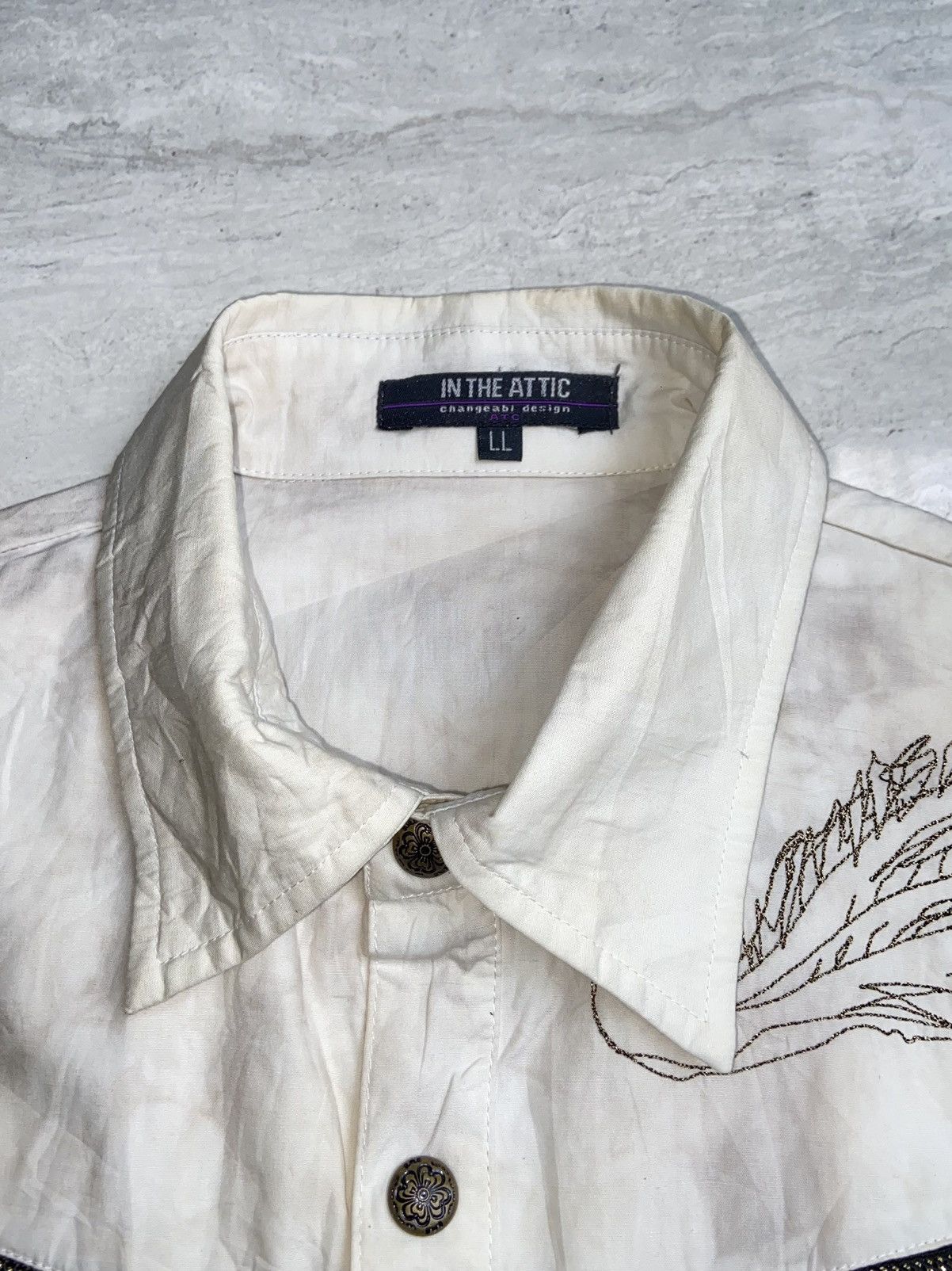 In The Attic IN THE ATTIC White Shirt Size US M / EU 48-50 / 2 - 5 Thumbnail