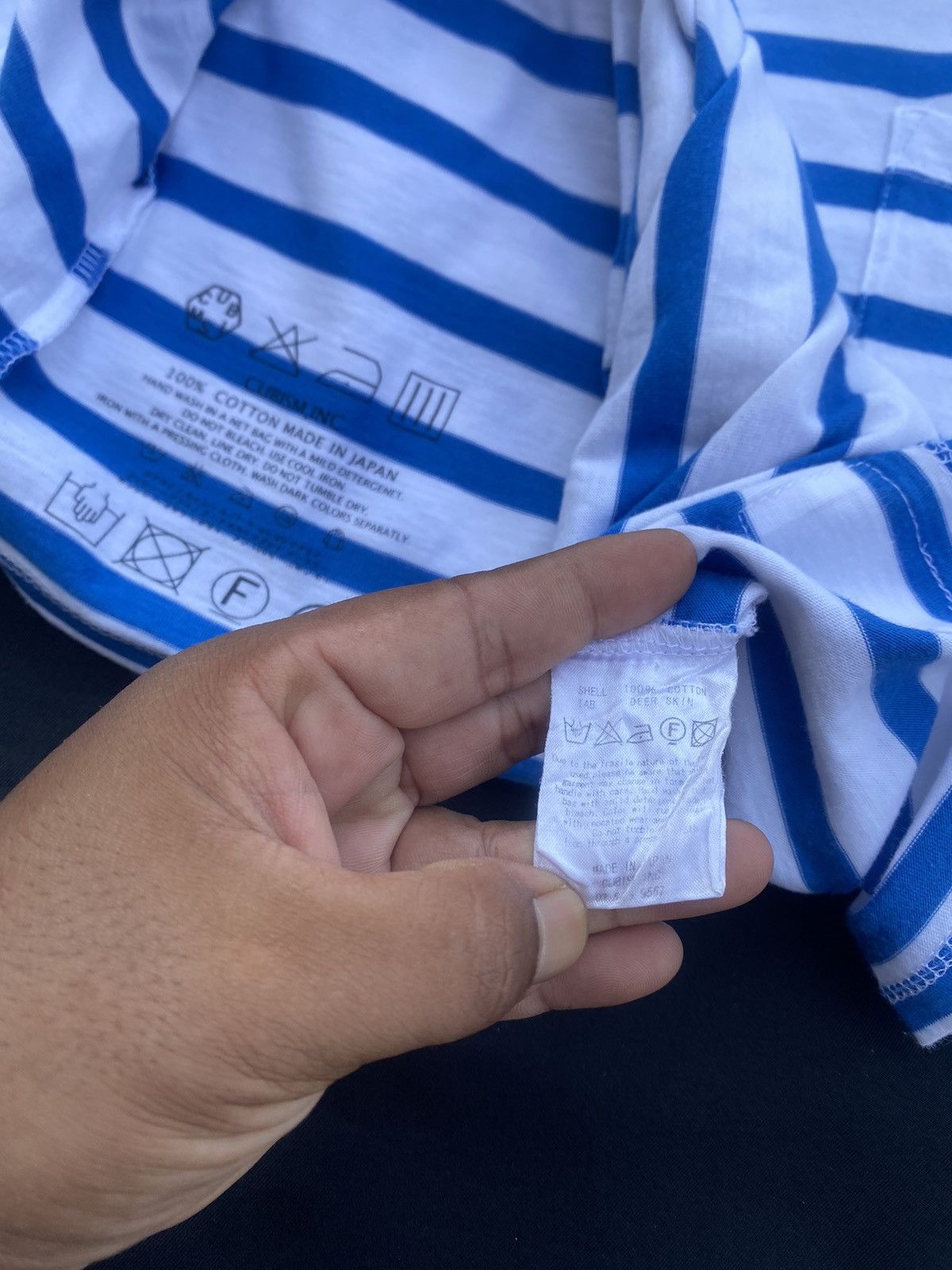 Visvim Rare Visvim Cubism Stripes Tshirt Size US S / EU 44-46 / 1 - 18 Thumbnail
