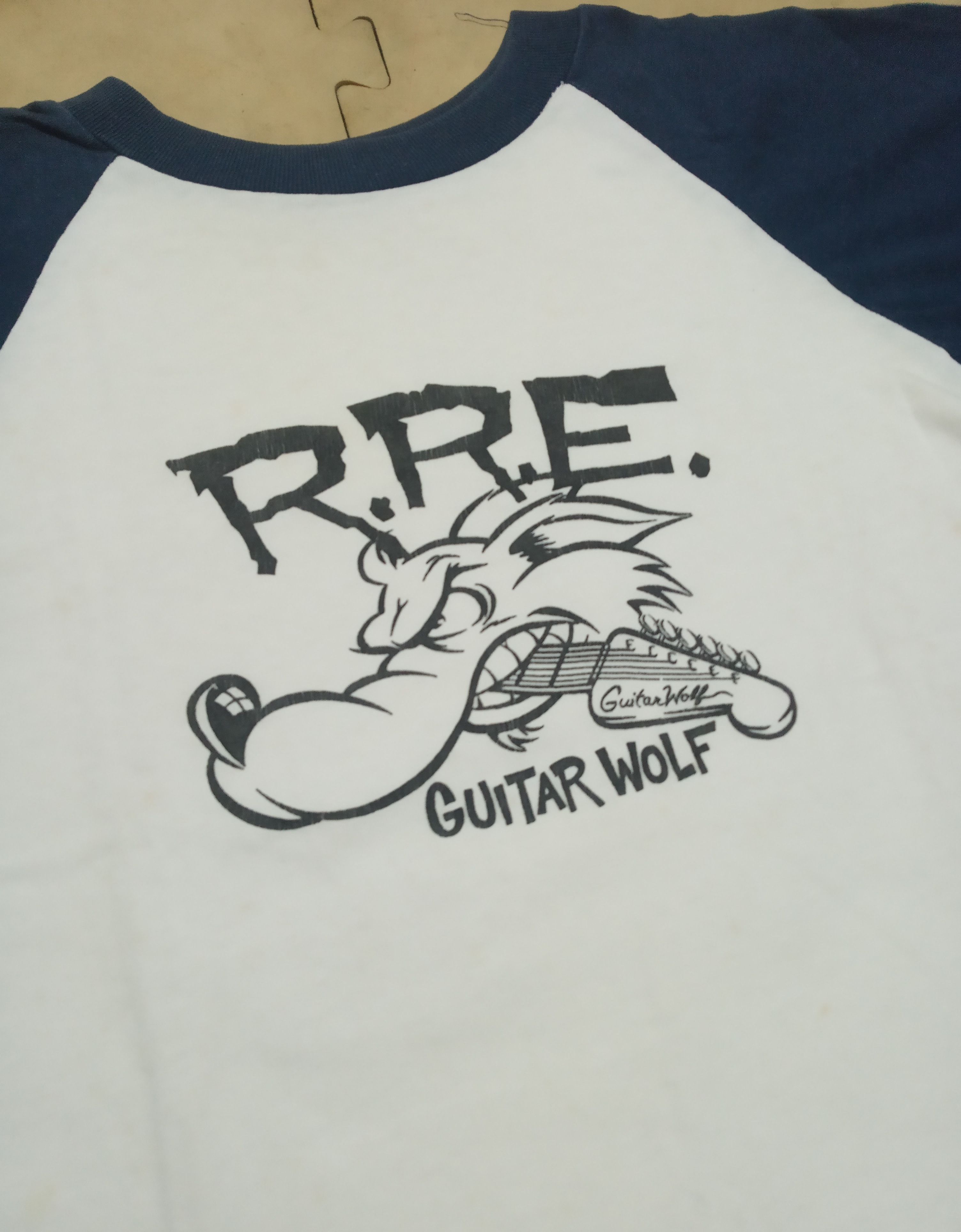 Band Tees Guitar Wolf "R.R.E." Size US S / EU 44-46 / 1 - 2 Thumbnail