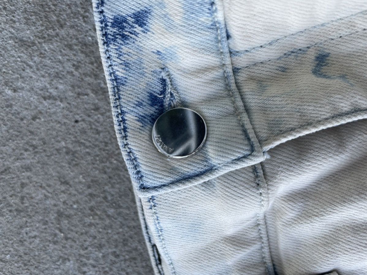 Amiri AMIRI TIE DYE DISTRESSED BIKER DENIM Size US 27 - 7 Thumbnail