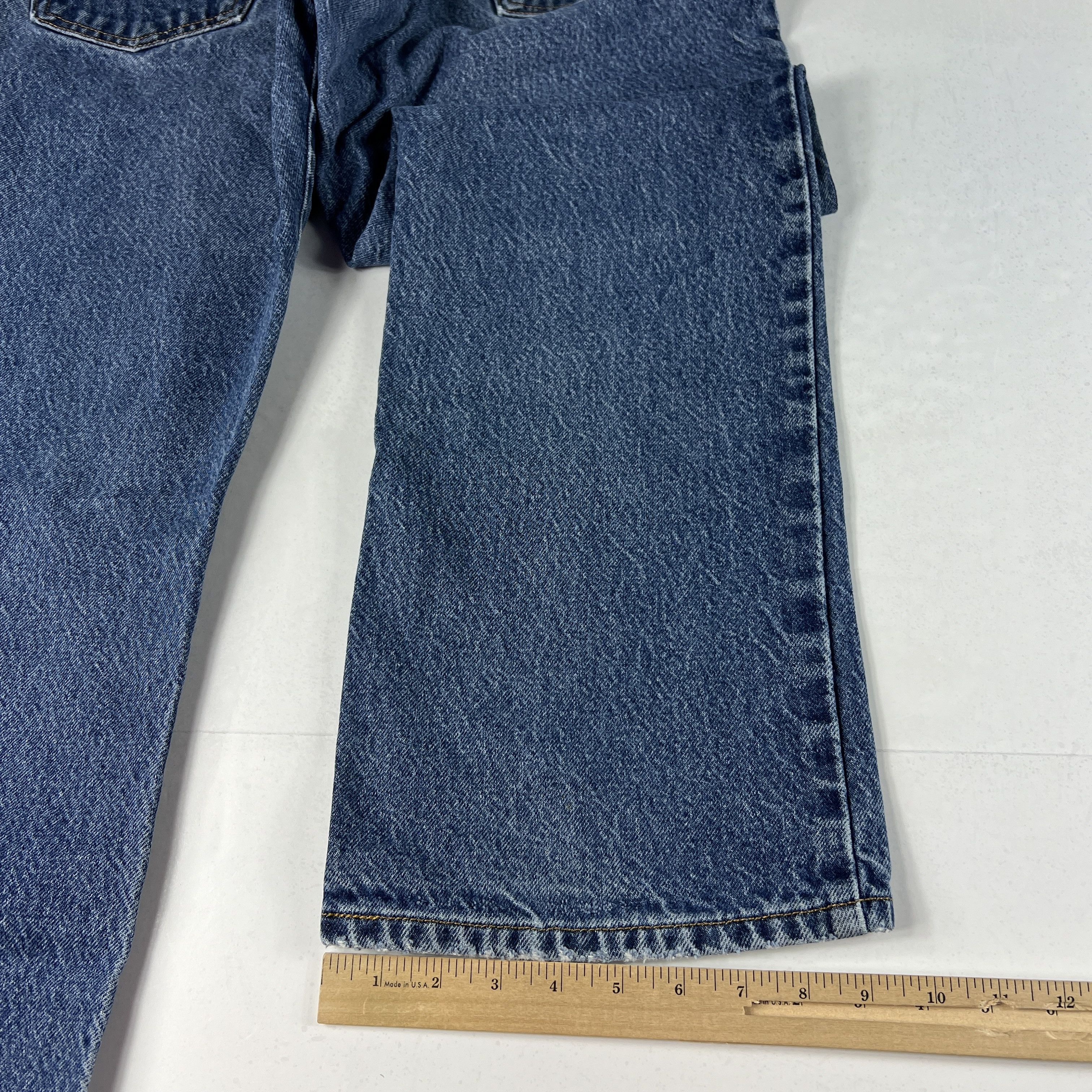 Levi's Y2K Levi's Jeans 517 Boot Cut Blue Faded Cotton Denim Size US 36 / EU 52 - 16 Thumbnail