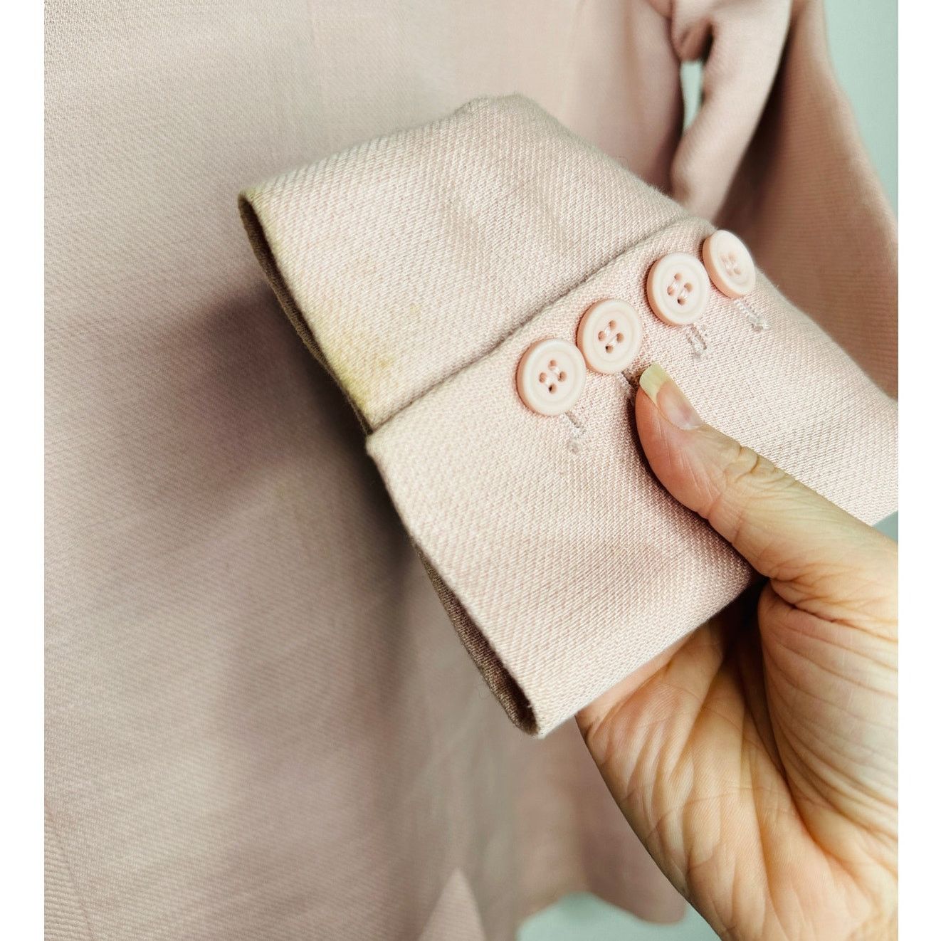 Rebecca Minkoff Rebecca Minkoff Pink Linen Blazer Size 0 Double Button Chic Size XS / US 0-2 / IT 36-38 - 11 Thumbnail