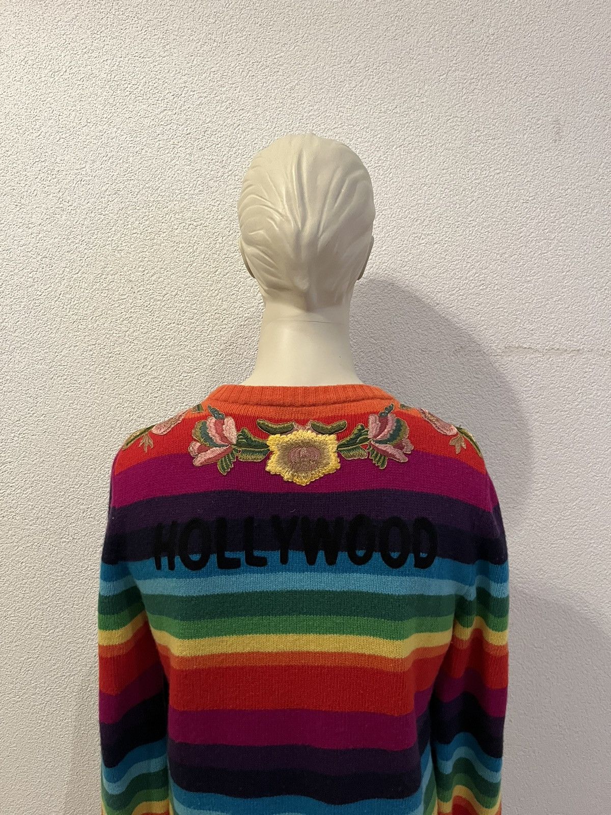 Gucci Gucci Angry Cat Rainbow Pullover Size US L / EU 52-54 / 3 - 3 Thumbnail