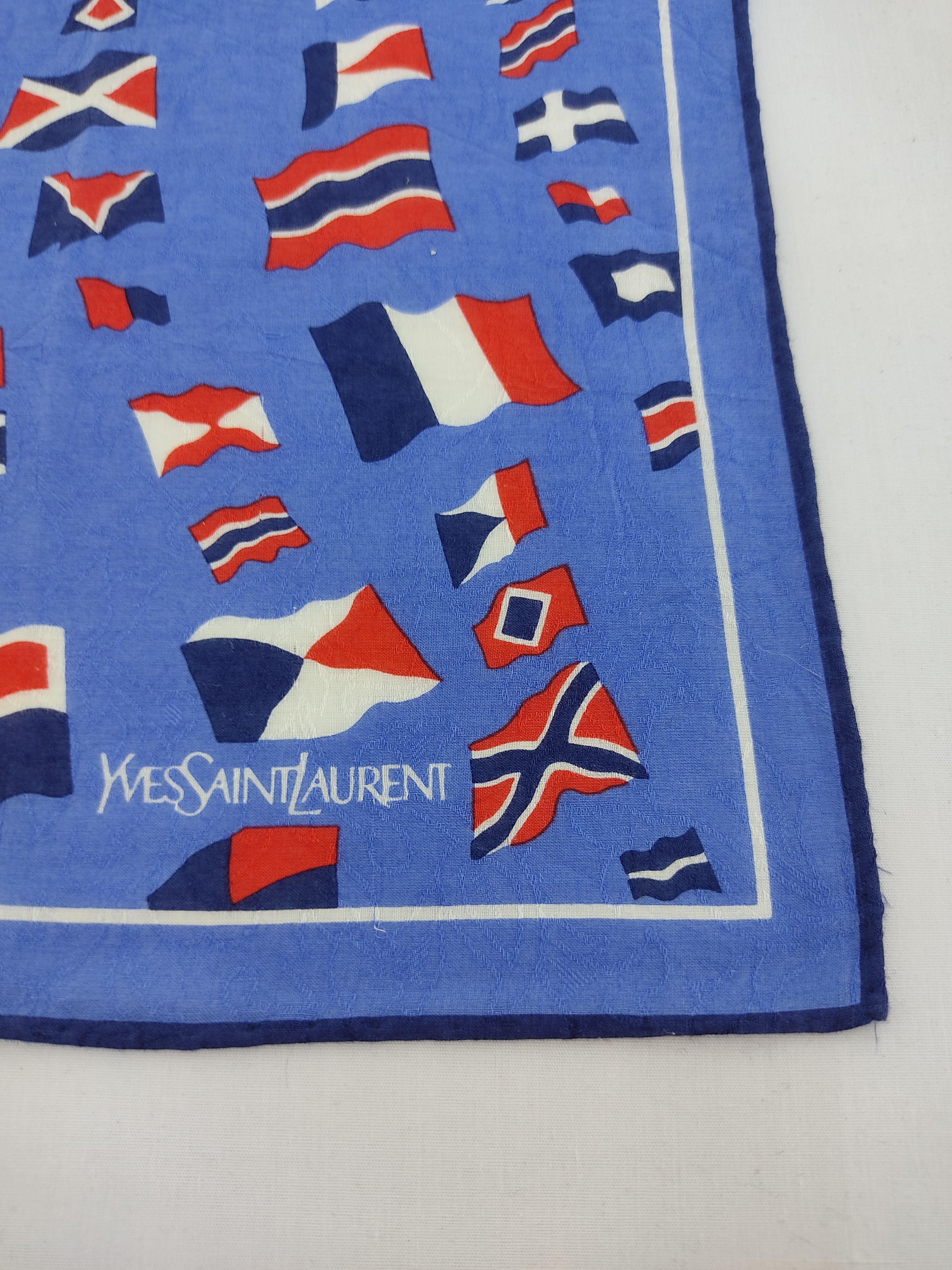 Yves Saint Laurent Vintage Yves Saint Laurent Handkerchief / Neckwear / Bandana Size ONE SIZE - 4 Thumbnail
