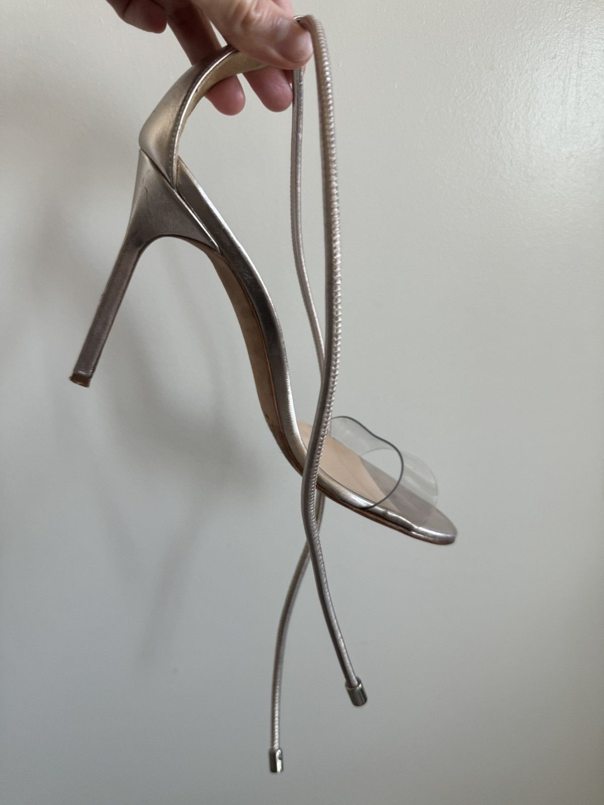 Manolo Blahnik Manolo blahnik heels with ties Size US 7 / IT 37 - 8 Thumbnail